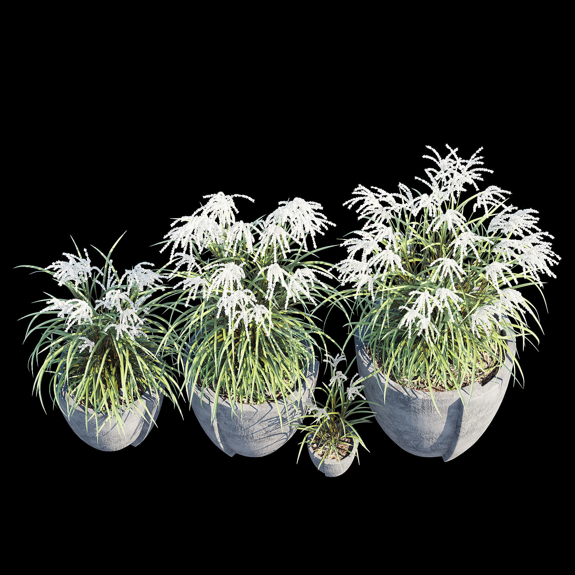 Concept cast stone 3D model_10