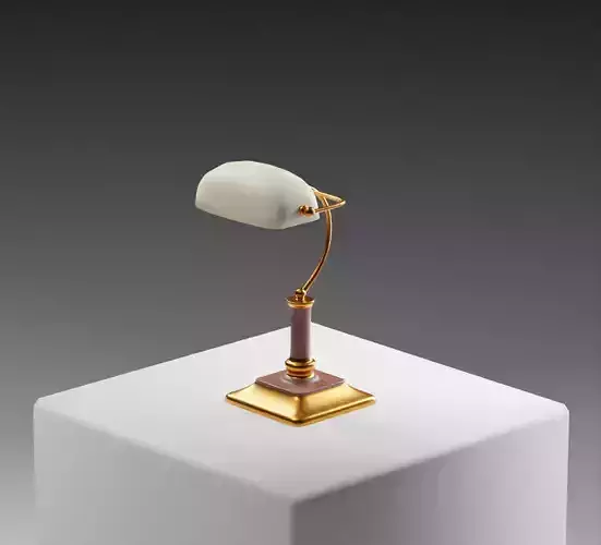 Desk Lamp Low-poly 3D model