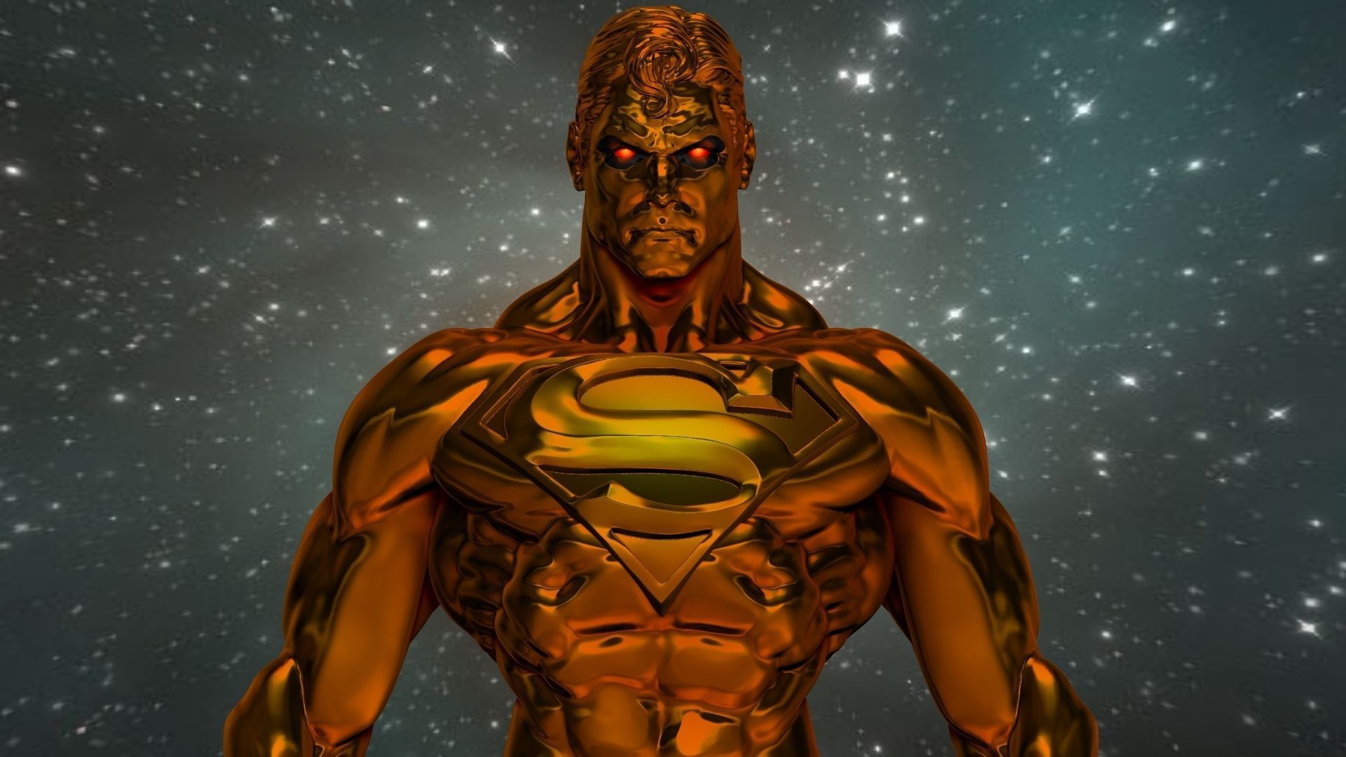 Superman Golden Herald 3D print model_1