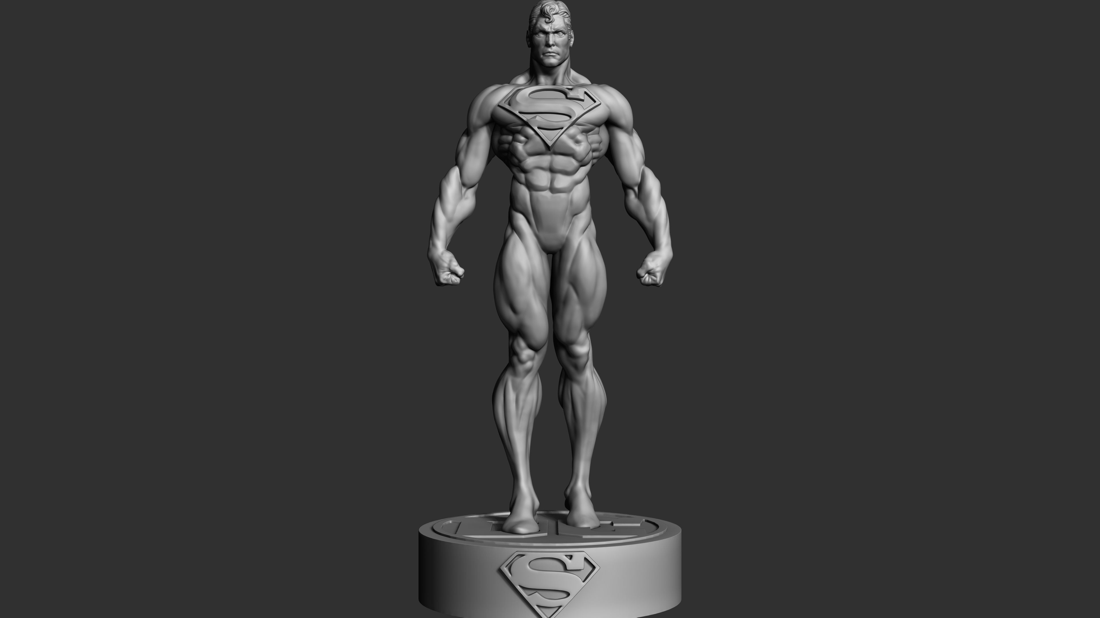 Superman Golden Herald 3D print model_10