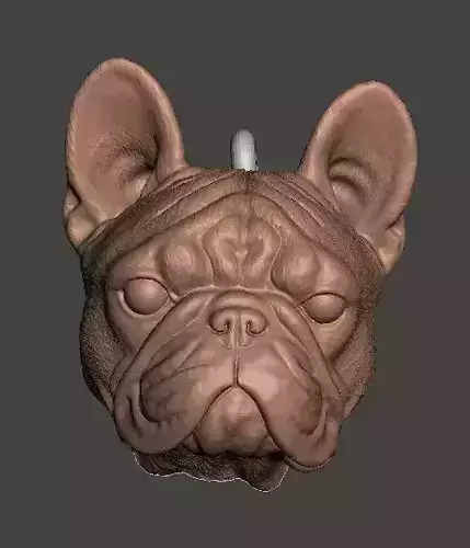 Llavero bulldog frances 3D print model