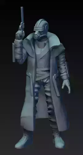 Wasteland Warrior Miniature