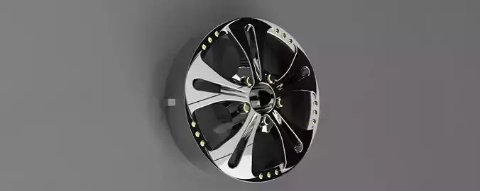 1-10 Scale RC Drift Wheel Weds Cerberus II 3D print model