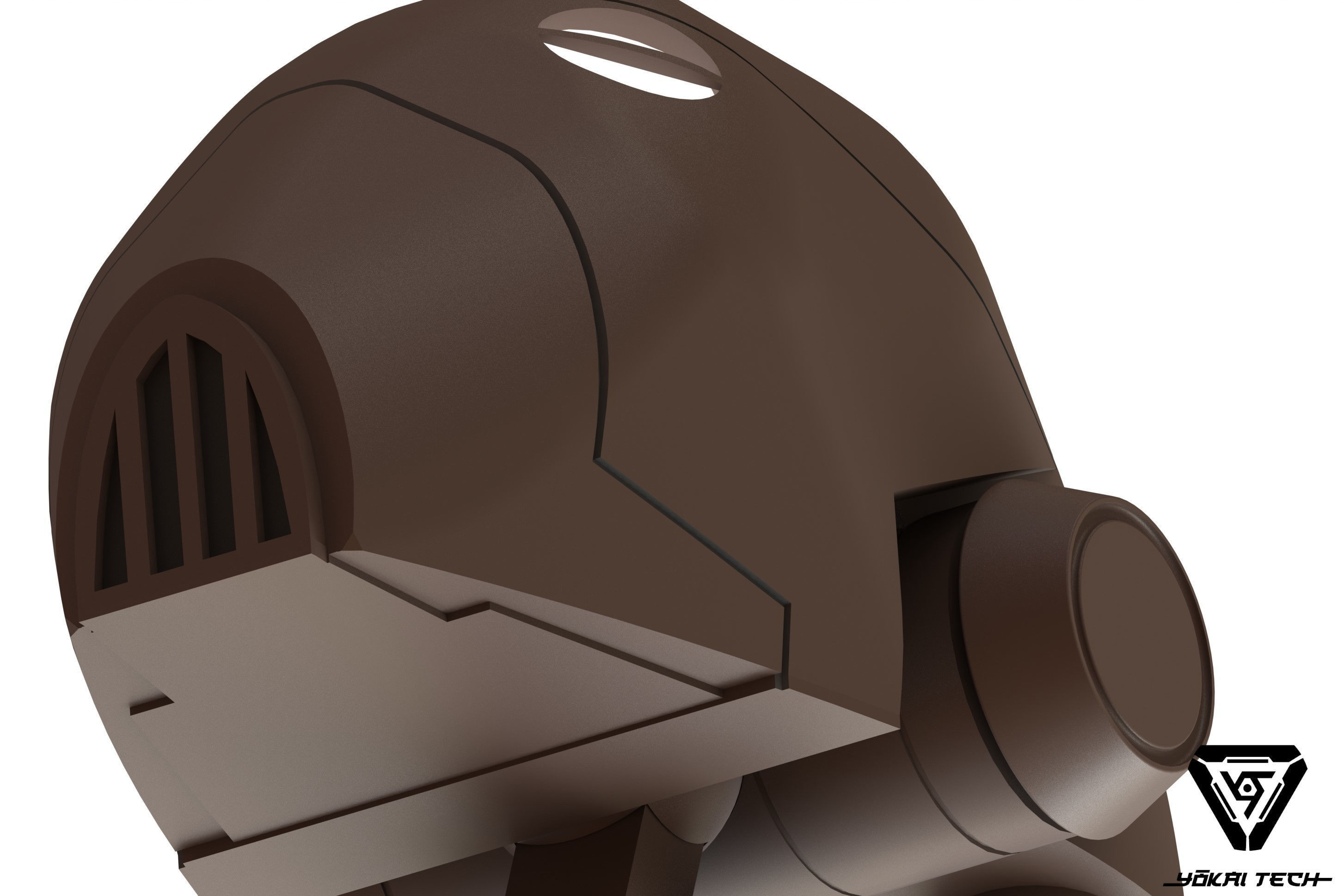 BX Commando Droid Head Star Wars Lifesize Prop from Clone Wars 3D print model_4