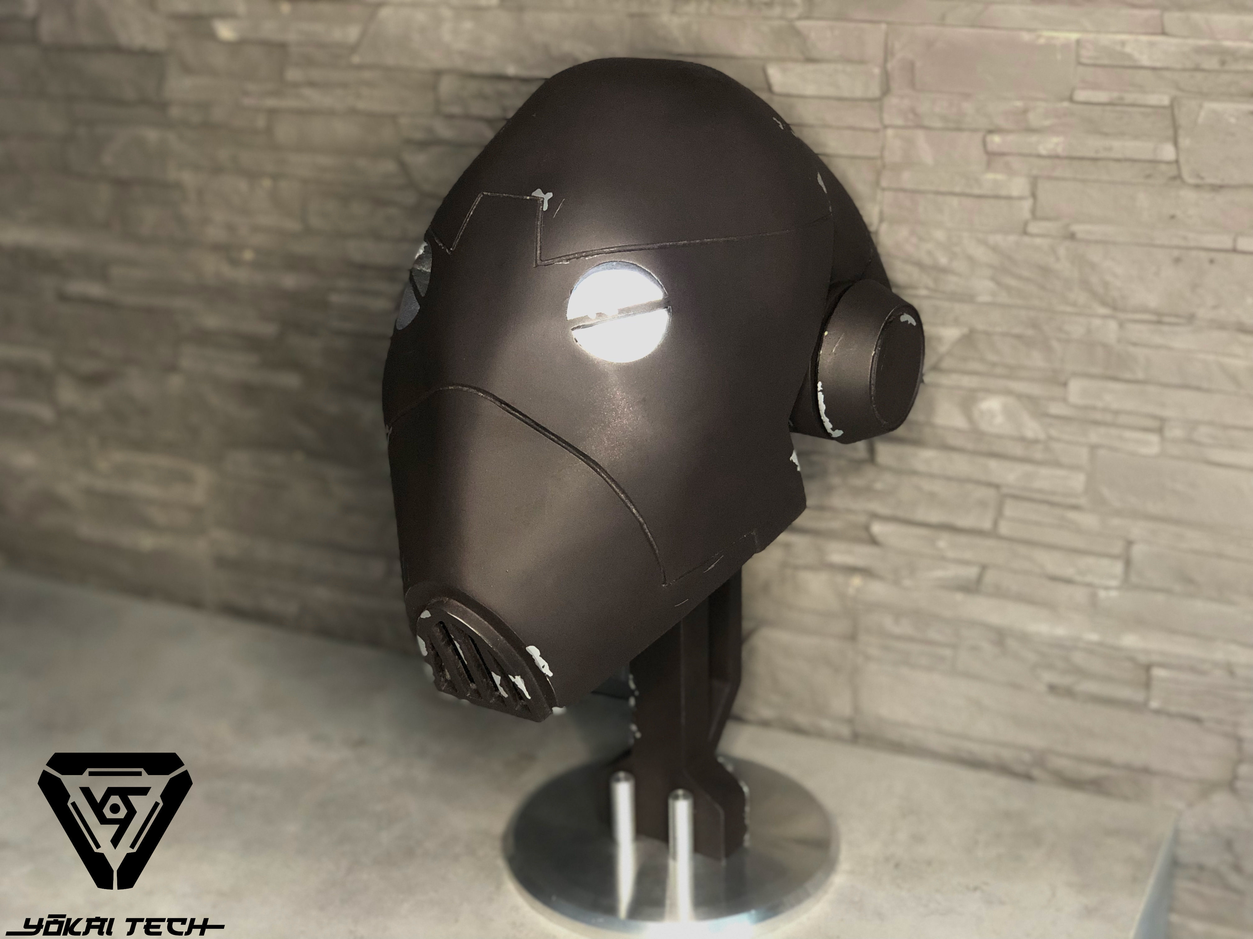 BX Commando Droid Head Star Wars Lifesize Prop from Clone Wars 3D print model_6