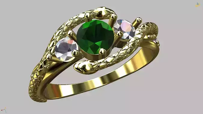 Medicine Graduation Ring 3D print model