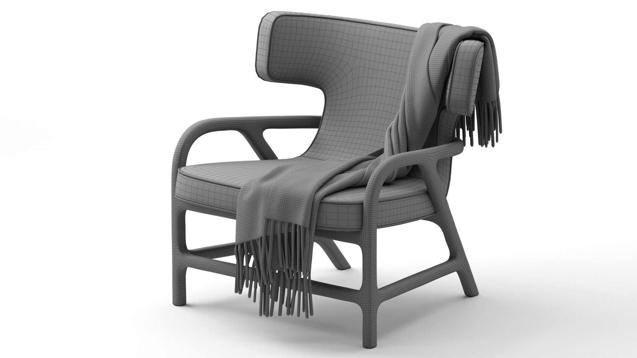 Fulgens Maxalto Armchair 3D model_17