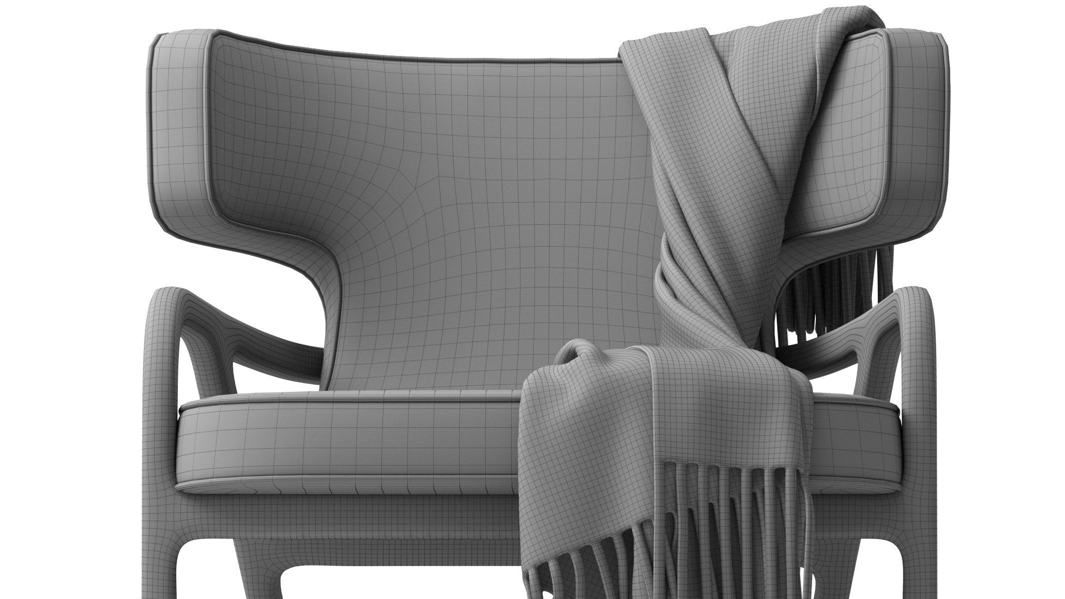 Fulgens Maxalto Armchair 3D model_20