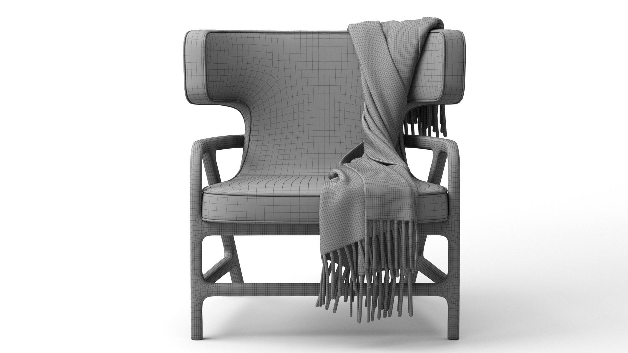Fulgens Maxalto Armchair 3D model_19