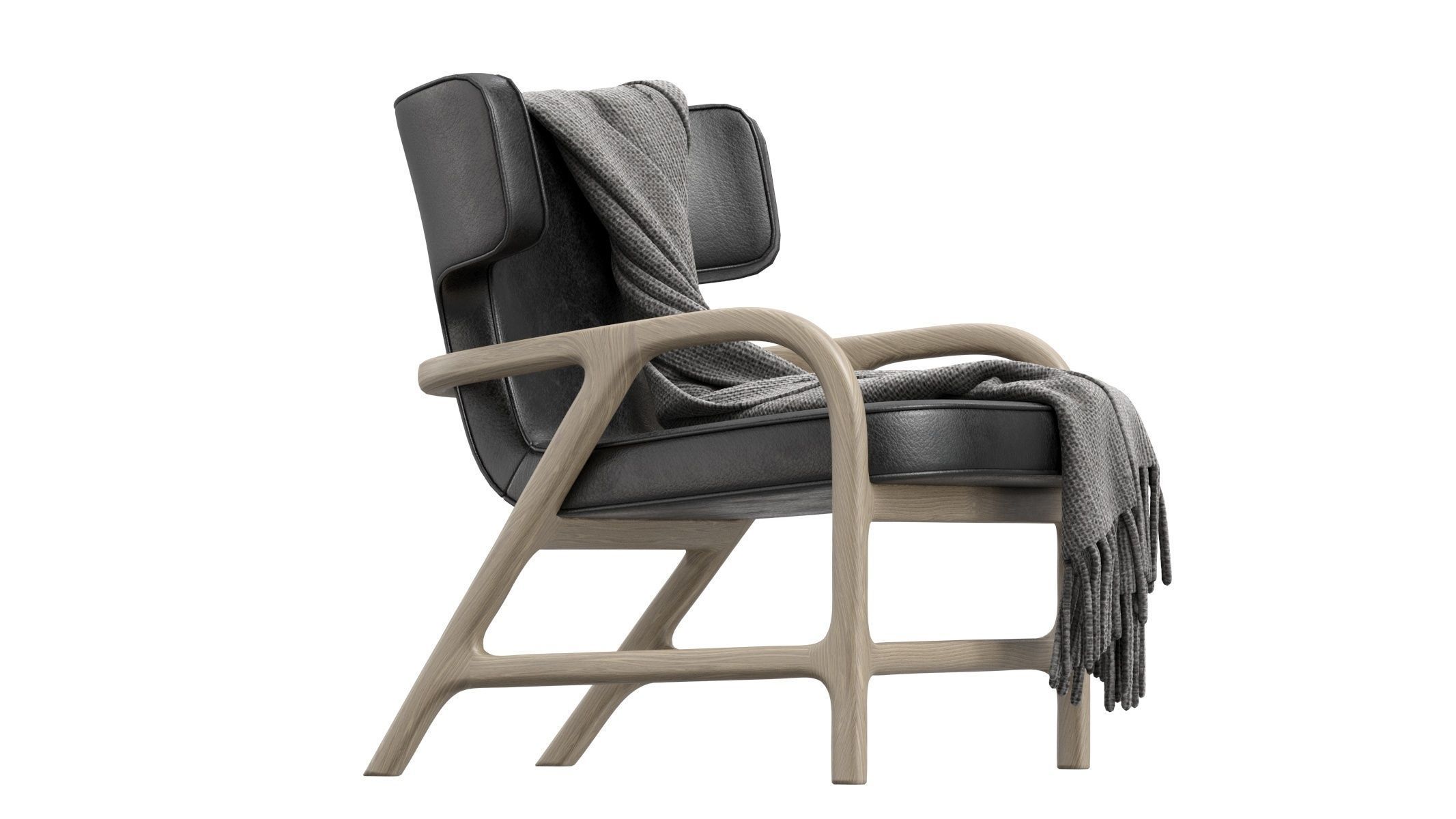 Fulgens Maxalto Armchair 3D model_7