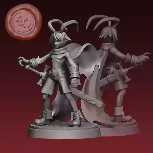 Laharl - Disgaea - 32mm Miniature