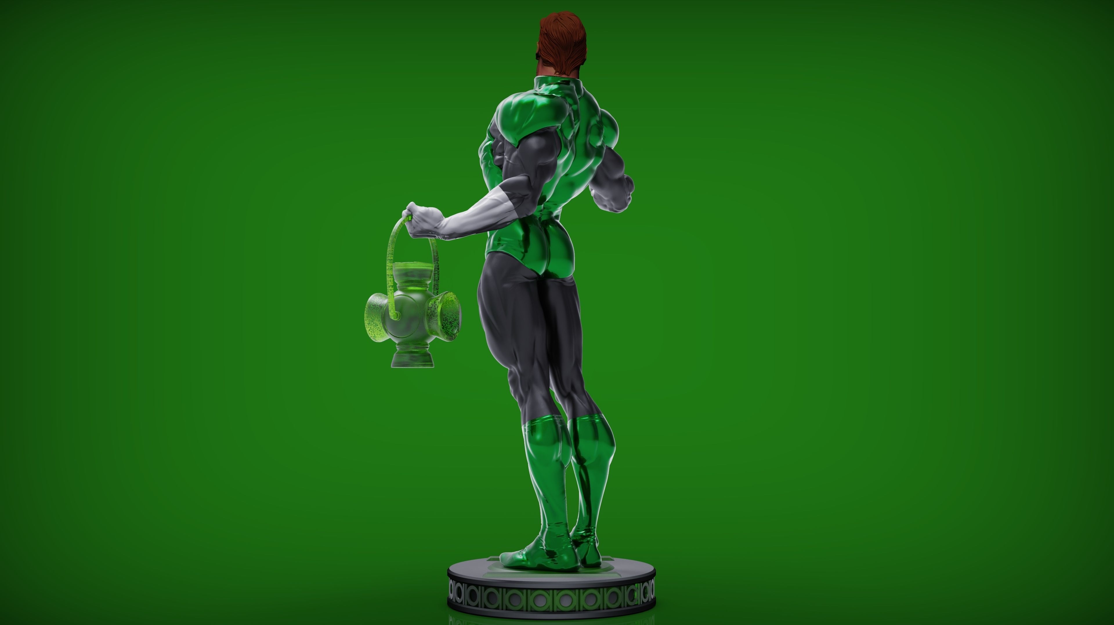 Green Lantern Hal Jordan 3D print model_2