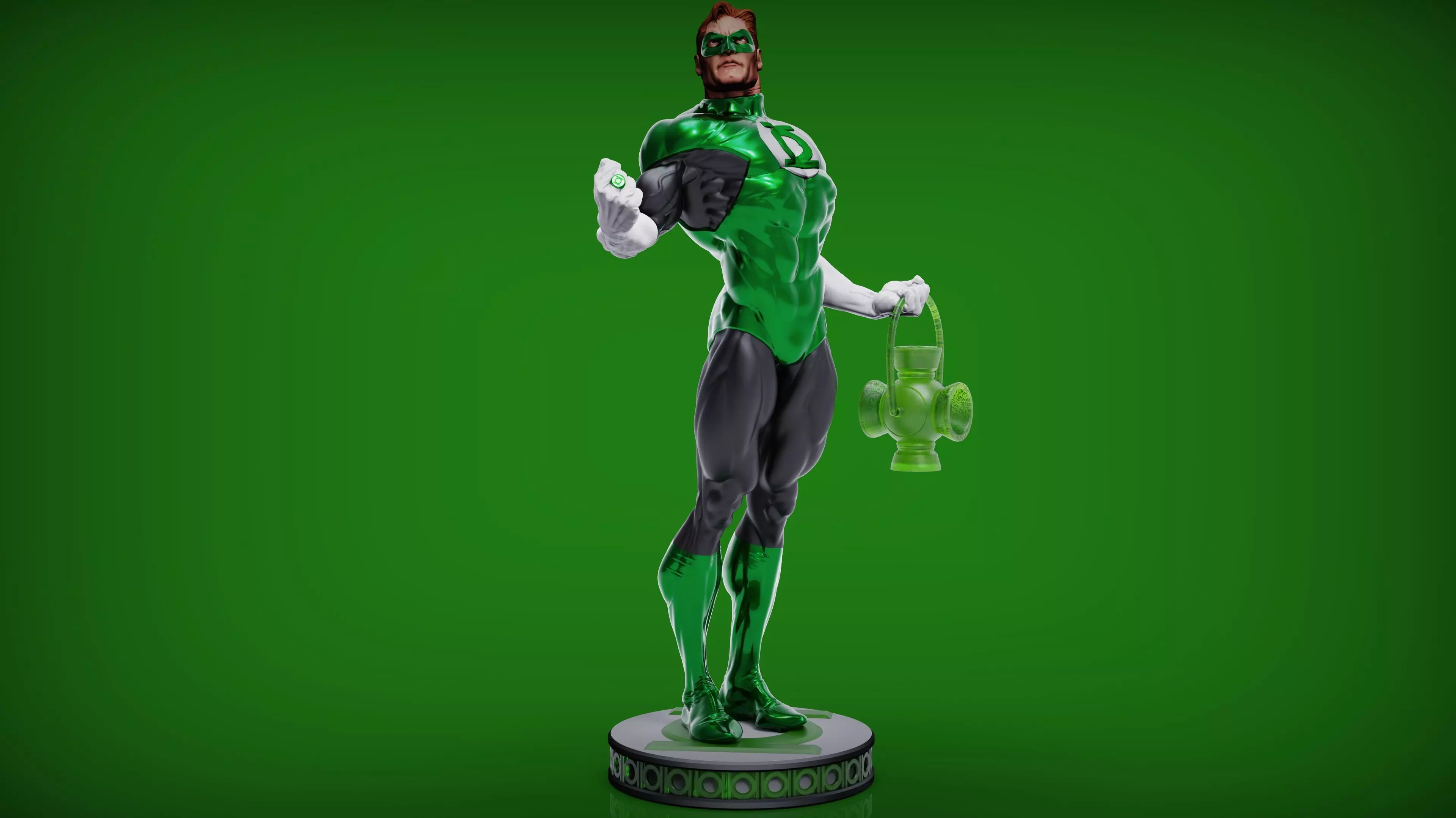 Green Lantern Hal Jordan 3D print model_0