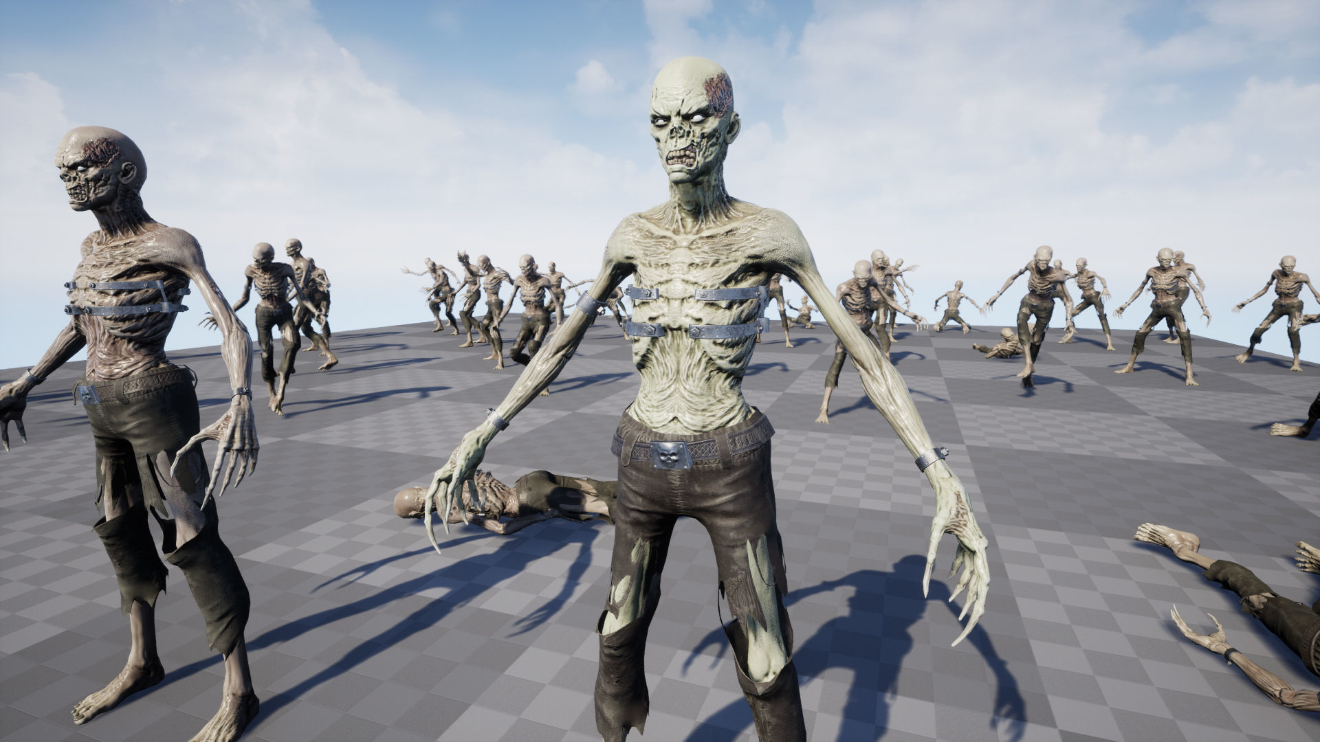 Evil Undead 6 Low-poly 3D model_19