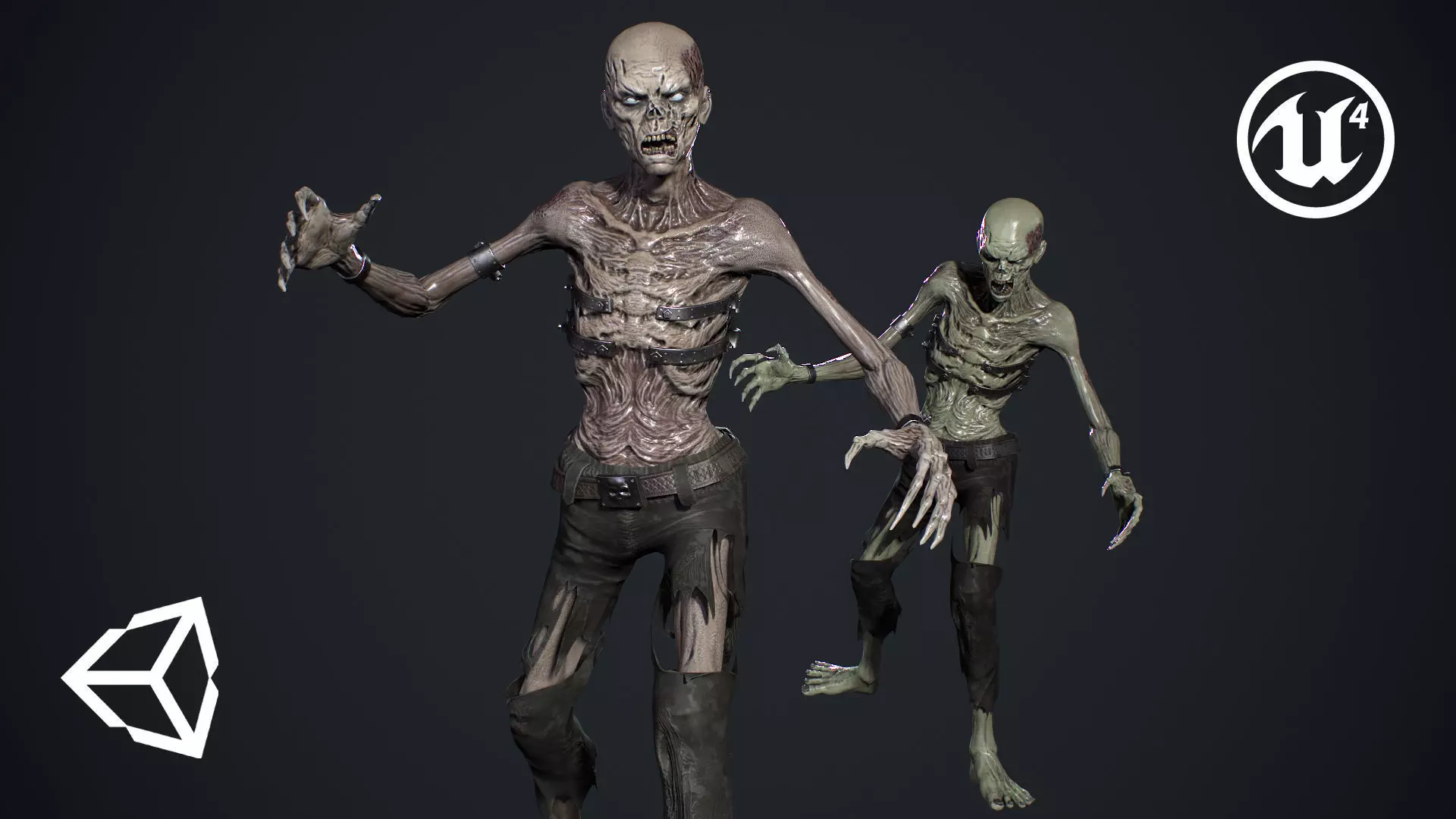 Evil Undead 6 Low-poly 3D model_0