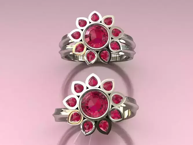 two in one - FLOWER IN MY HAND-ring