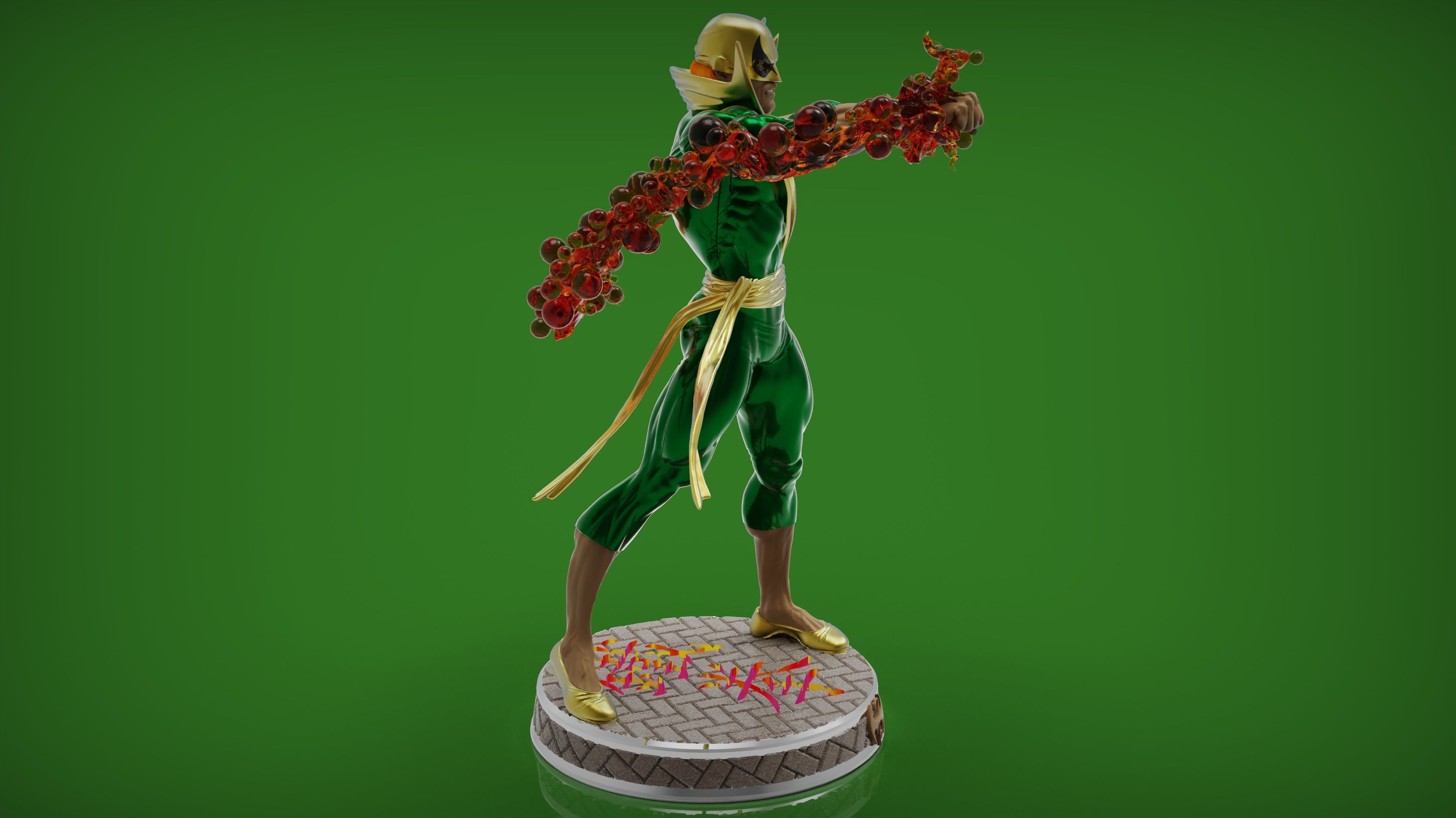 Iron Fist 3D print model_1