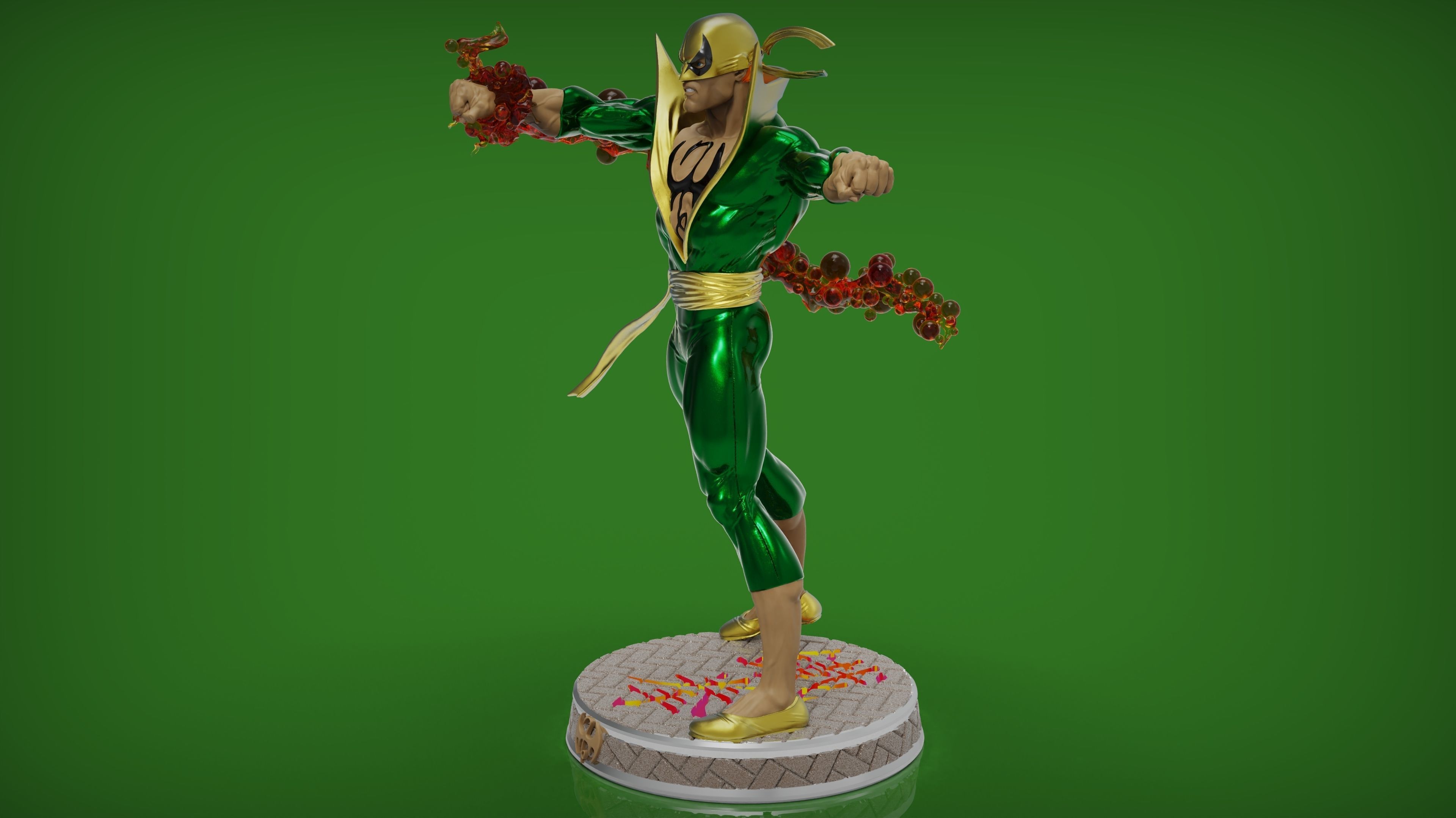 Iron Fist 3D print model_3