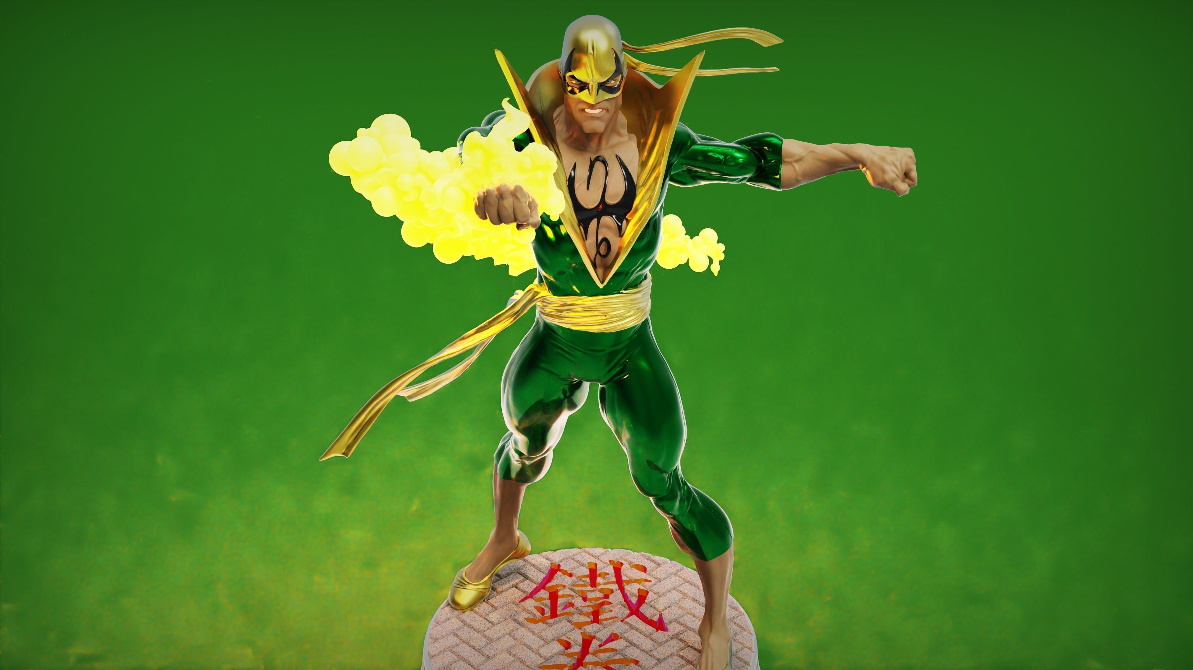 Iron Fist 3D print model_7