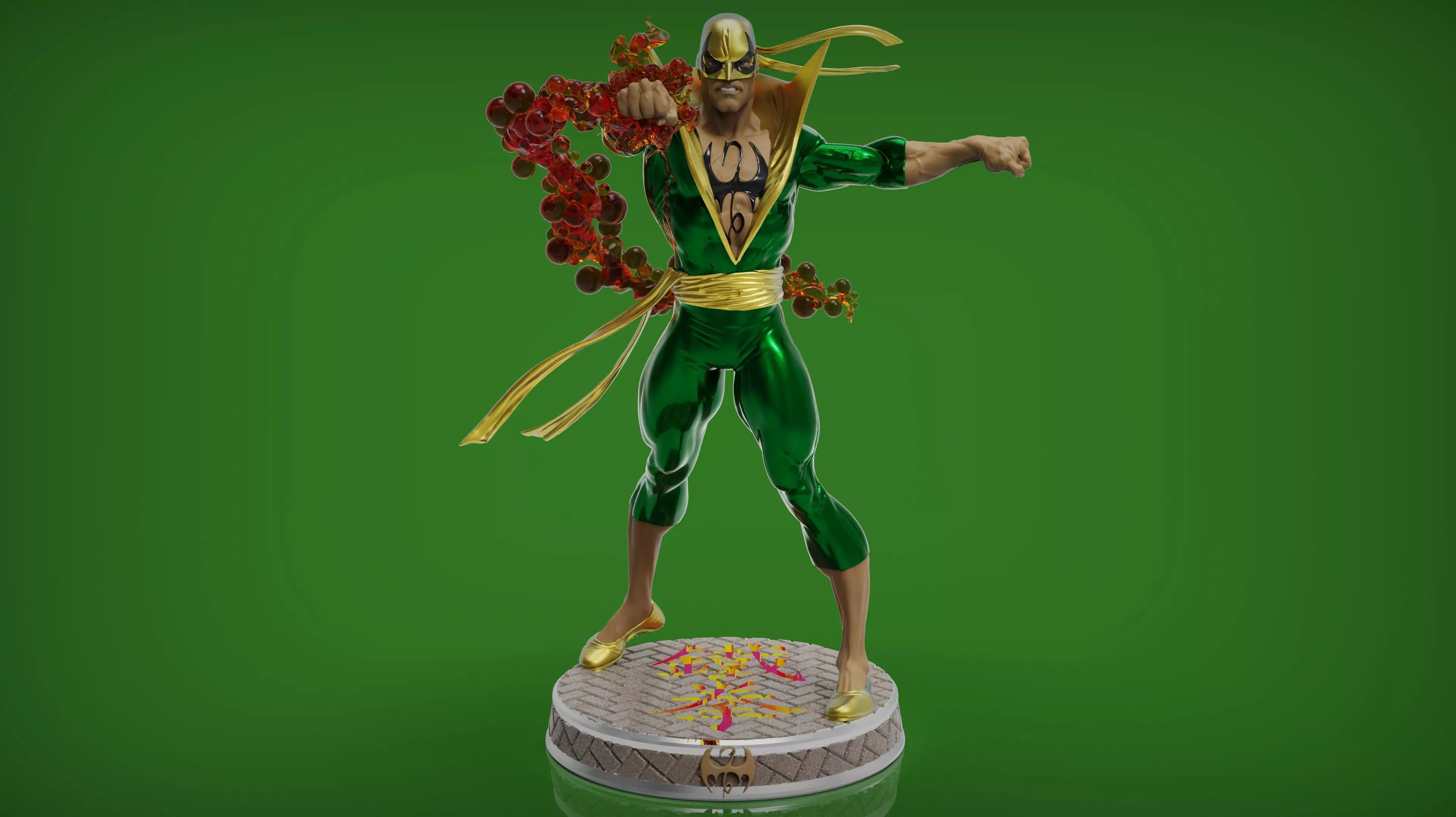 Iron Fist 3D print model_0
