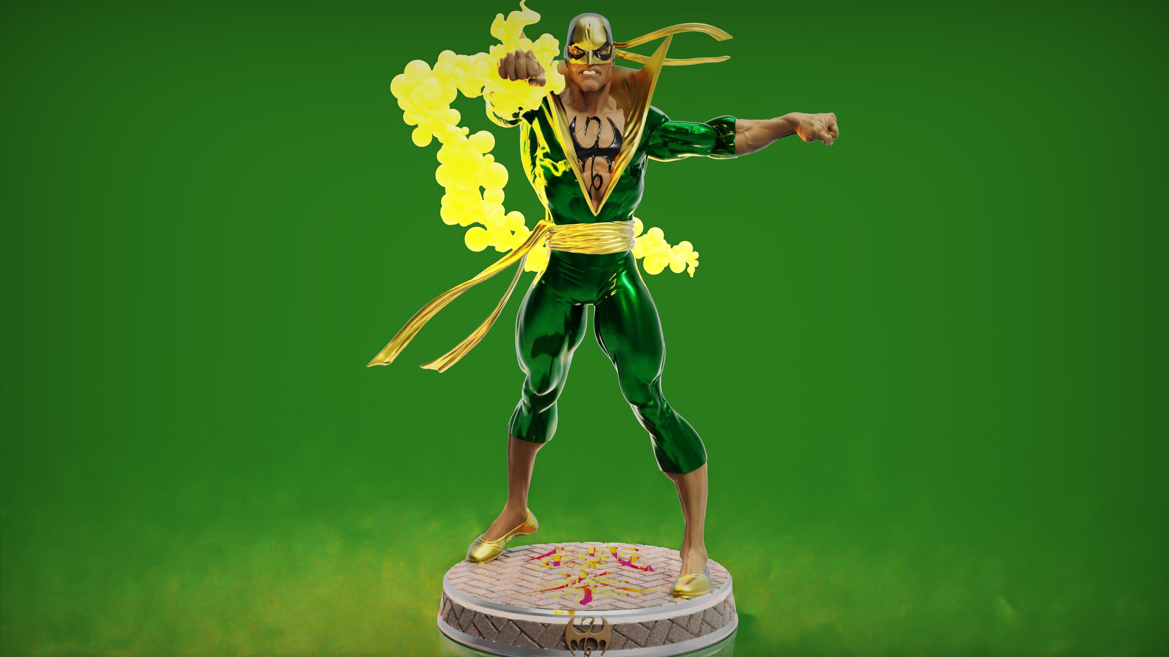 Iron Fist 3D print model_8