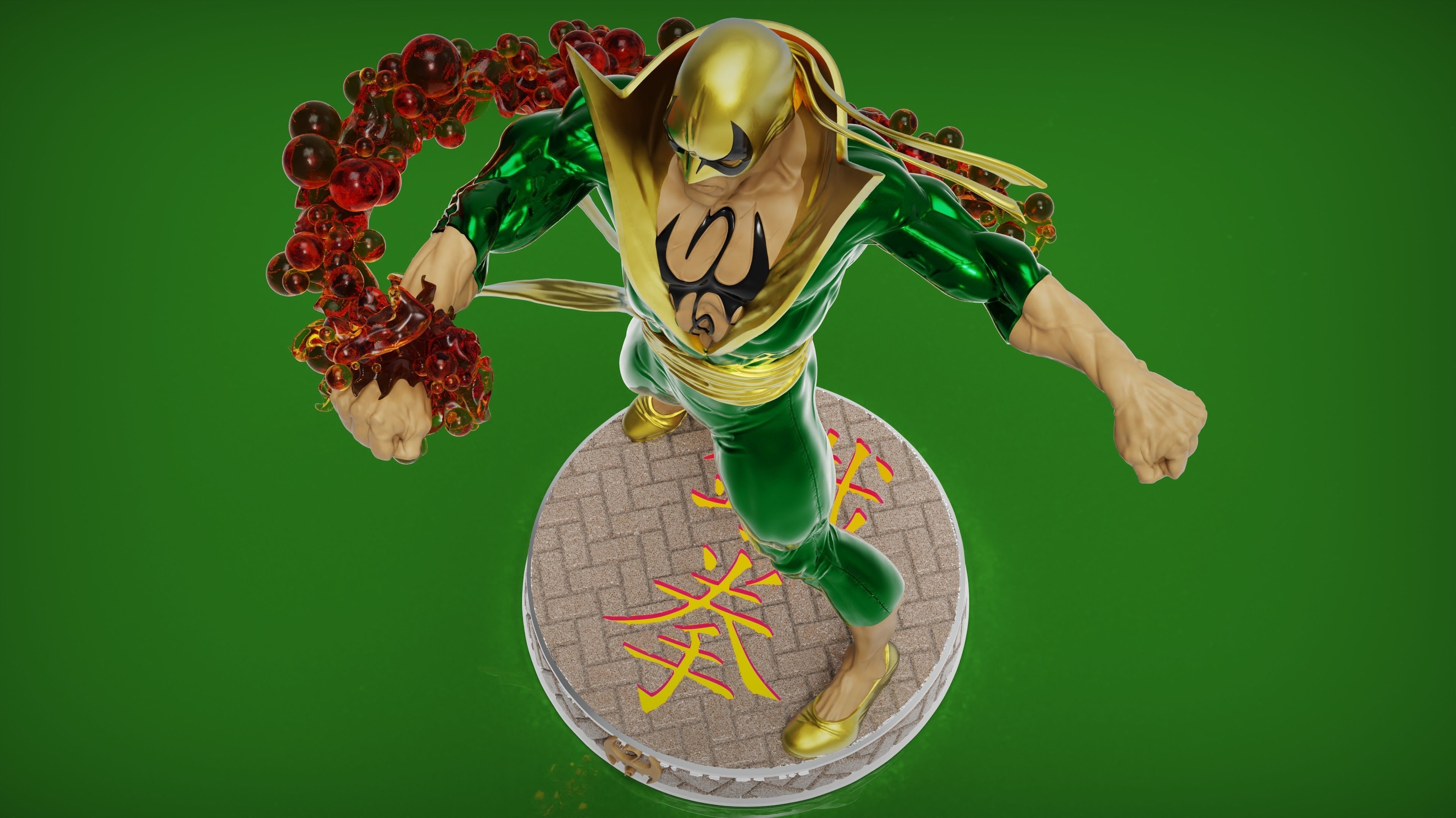 Iron Fist 3D print model_5