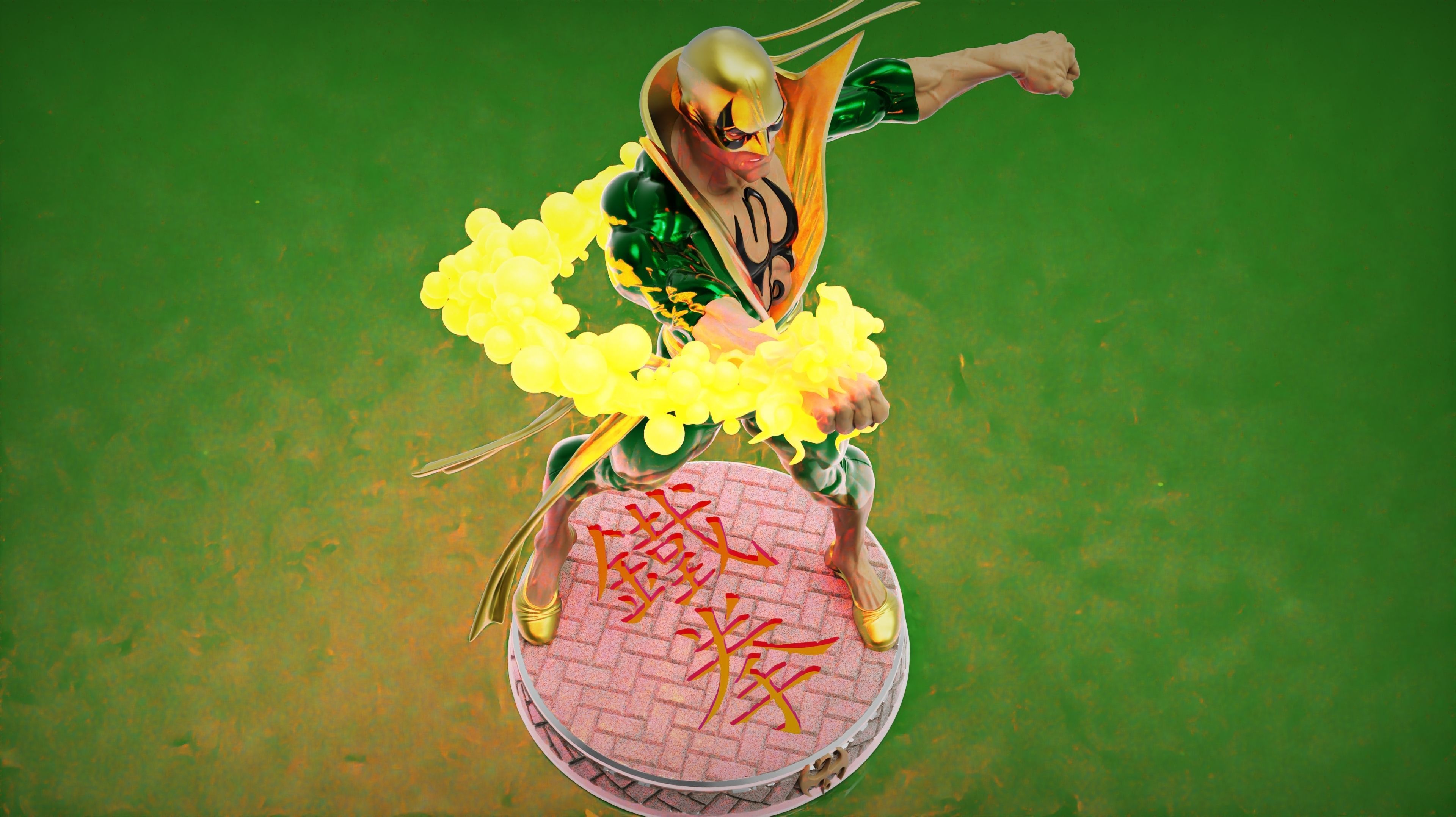 Iron Fist 3D print model_6