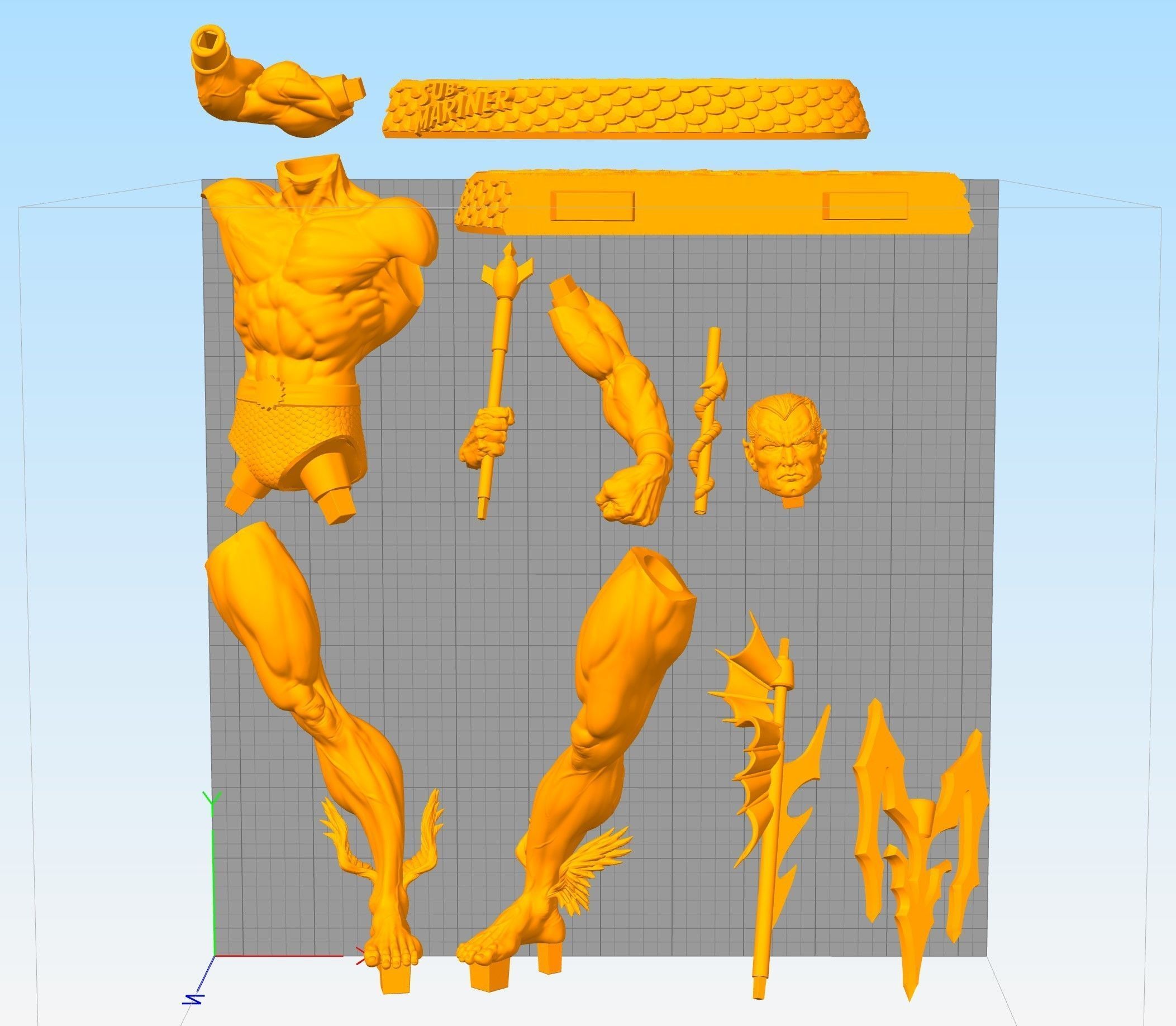 Namor The Submariner 3D print model_11