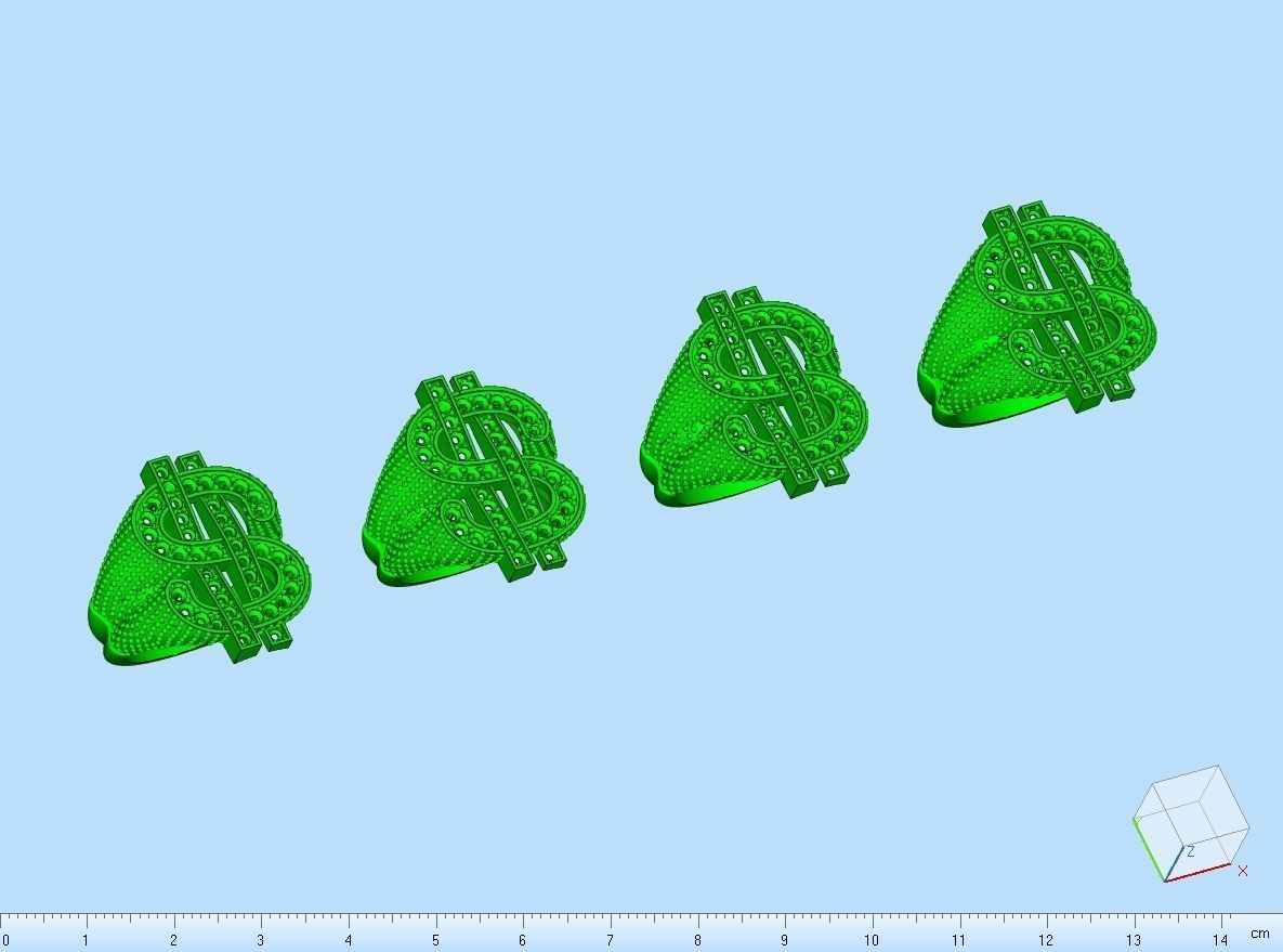 dollar ring size 4 3D print model_6