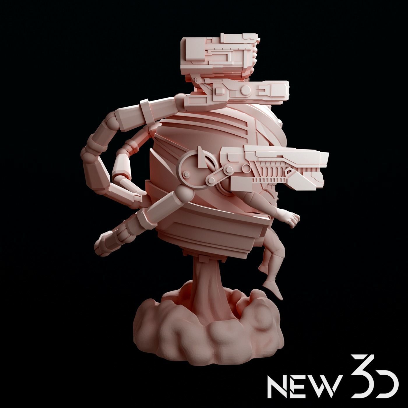 MODOK MODEL 3D ANT MAN AND THE WASP 3D print model_3