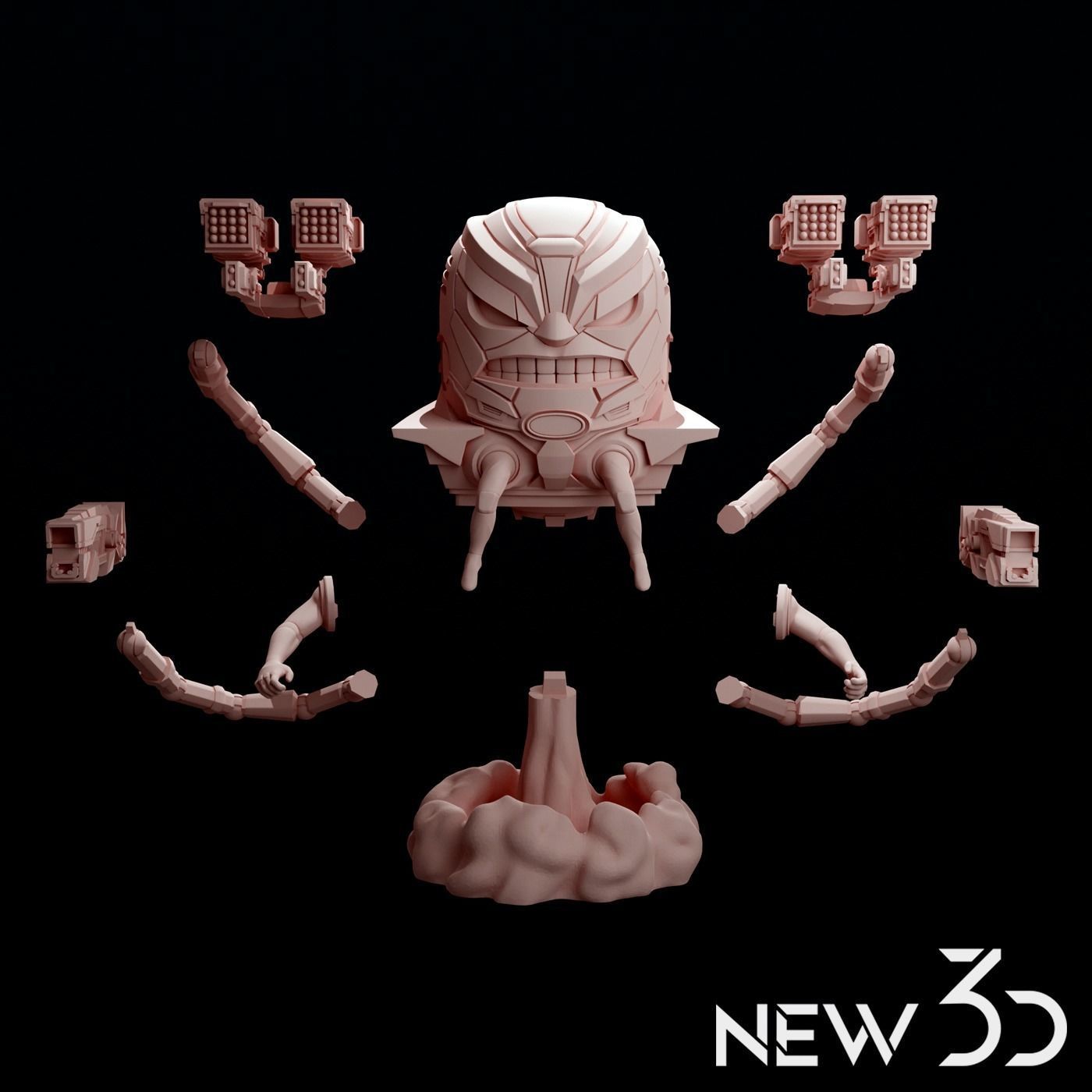 MODOK MODEL 3D ANT MAN AND THE WASP 3D print model_4
