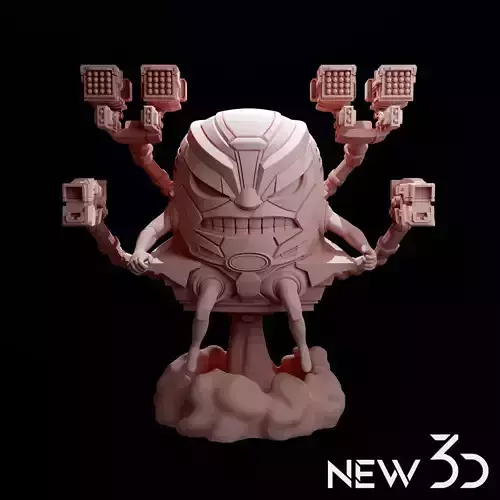 MODOK MODEL 3D ANT MAN AND THE WASP