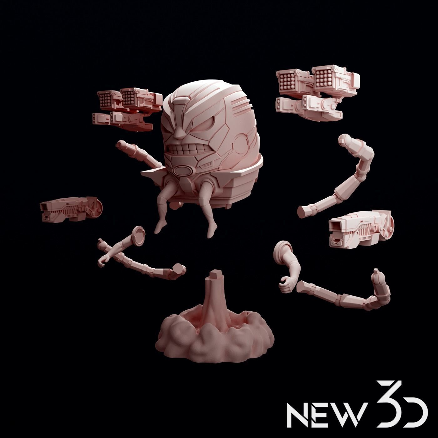 MODOK MODEL 3D ANT MAN AND THE WASP 3D print model_5