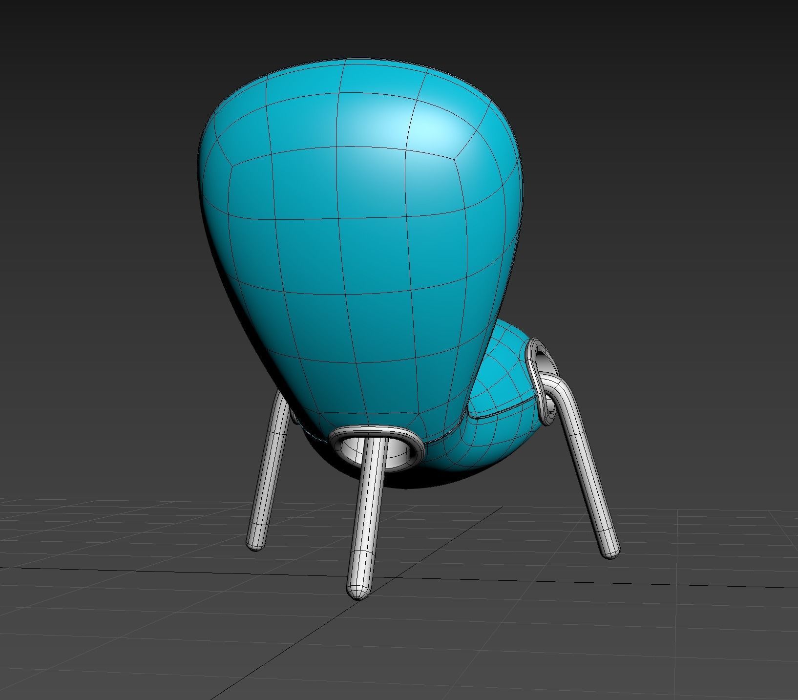 Embryo chair 3D model_16