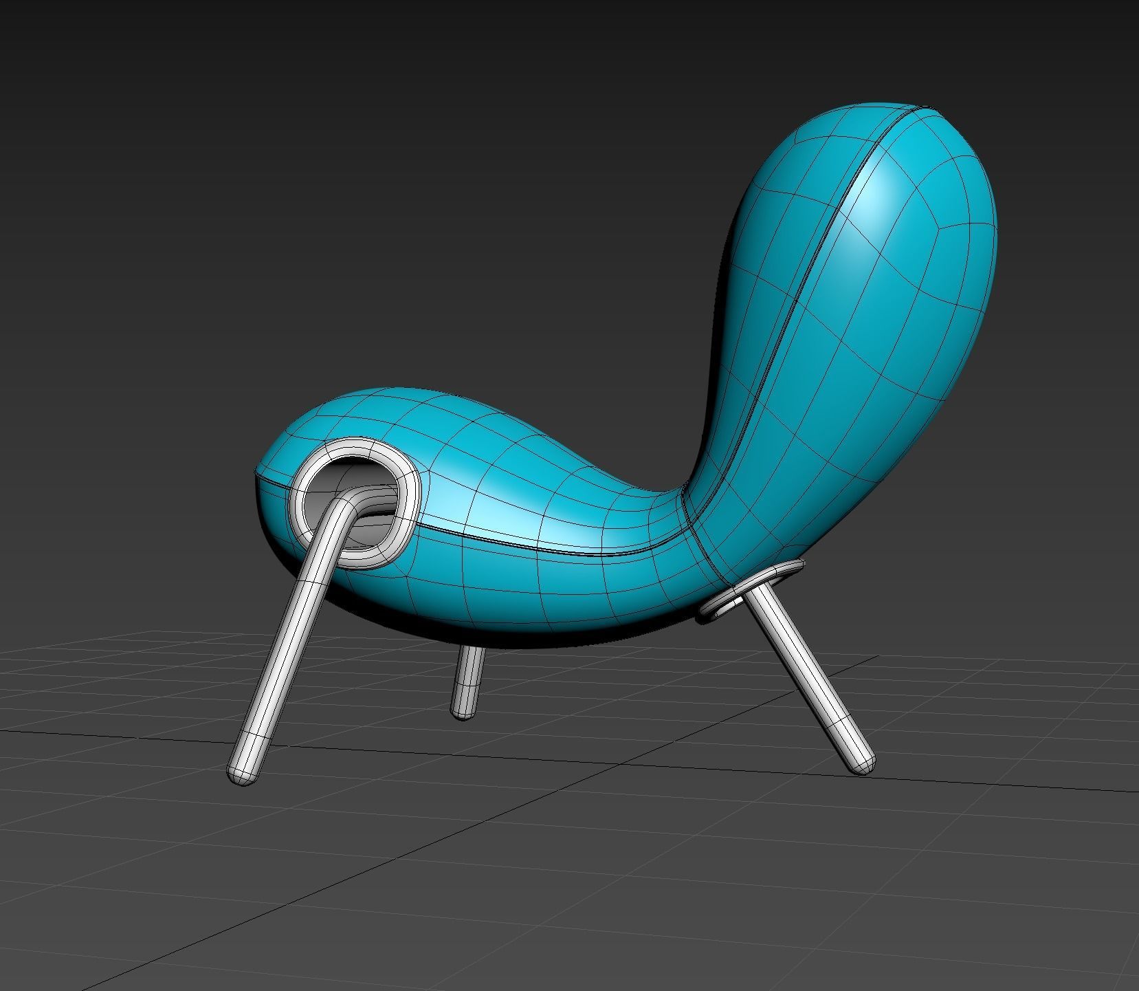 Embryo chair 3D model_10