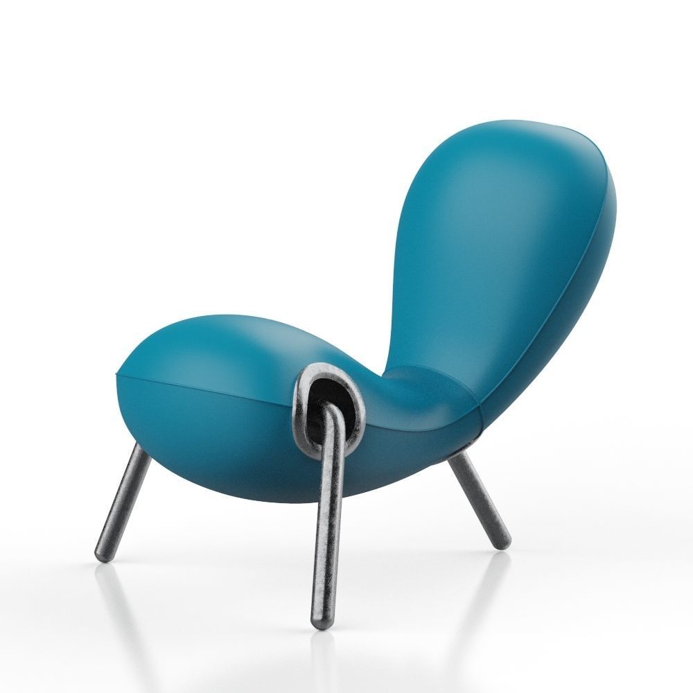 Embryo chair 3D model_3