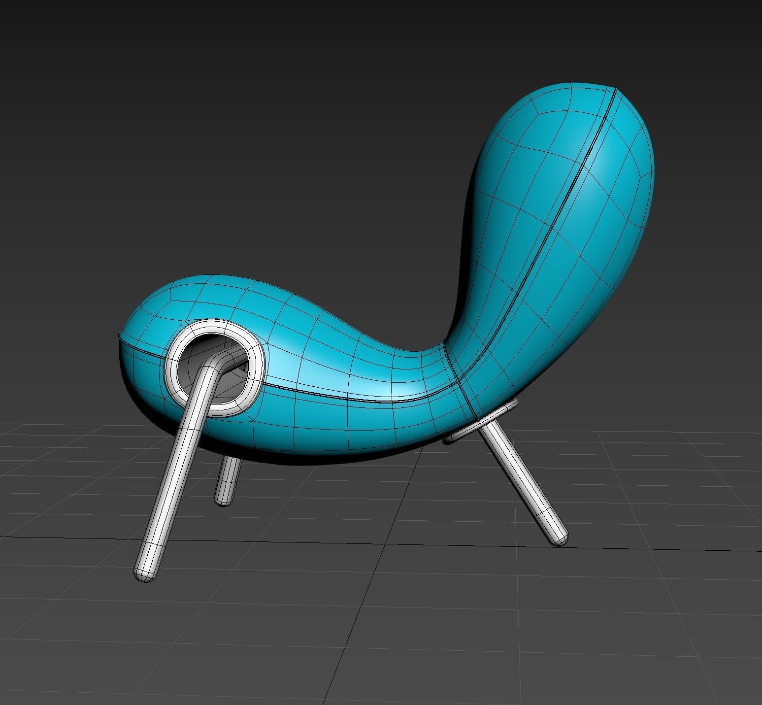 Embryo chair 3D model_8