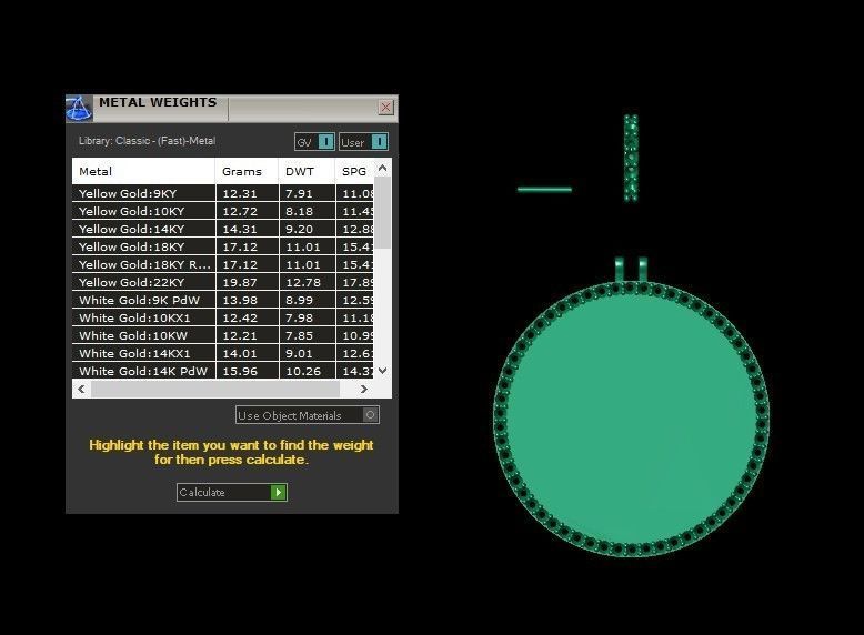 Model 1039 Memory Picture Frame Pendant 37 mm and a Half  3D print model_8