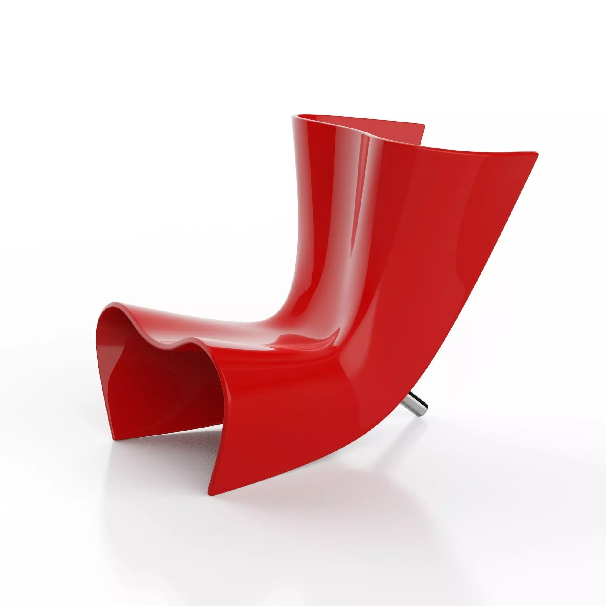 Felt chair 3D model