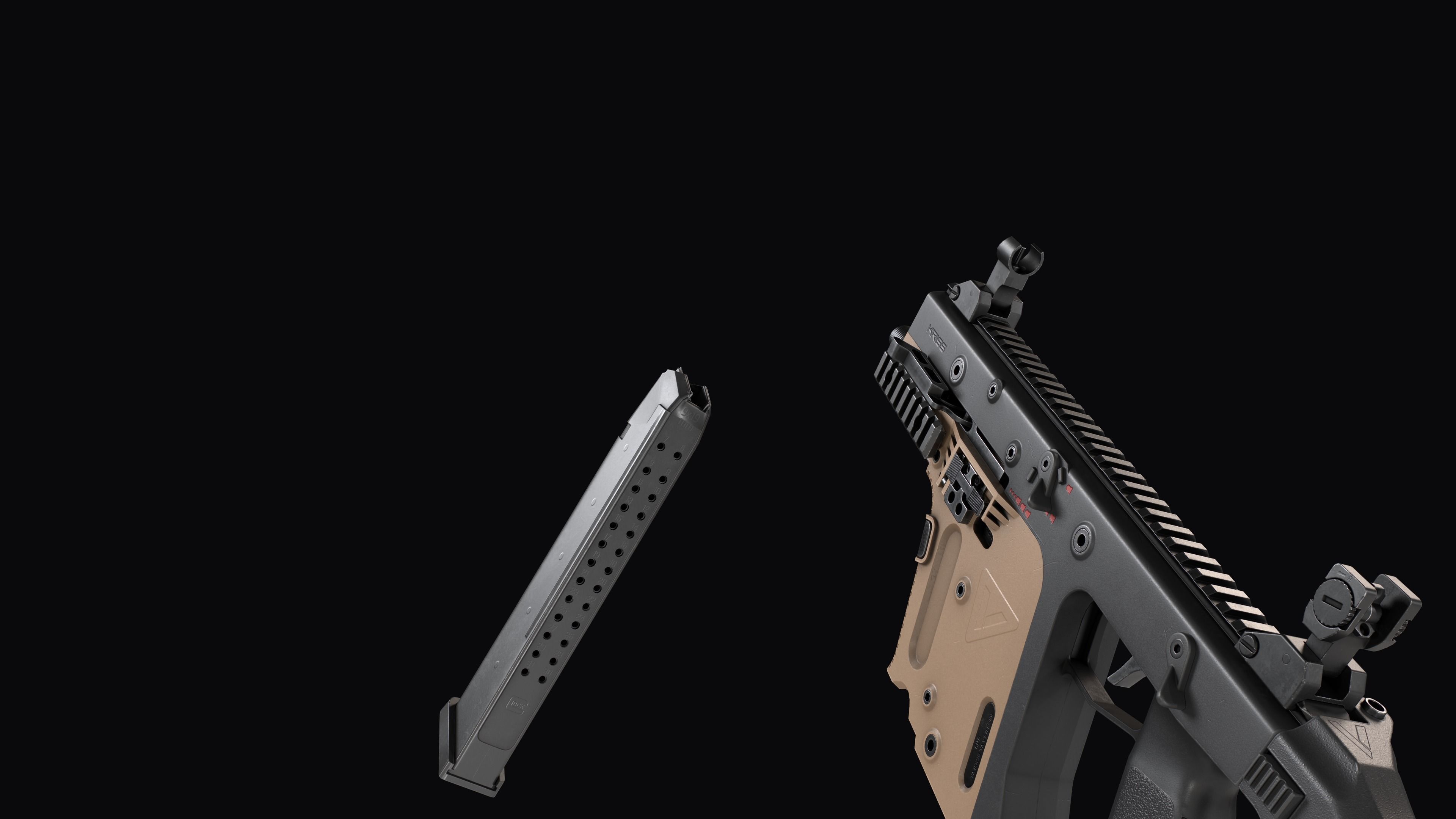 Modular SMG  Kriss Vector gen2 Low-poly 3D model_31