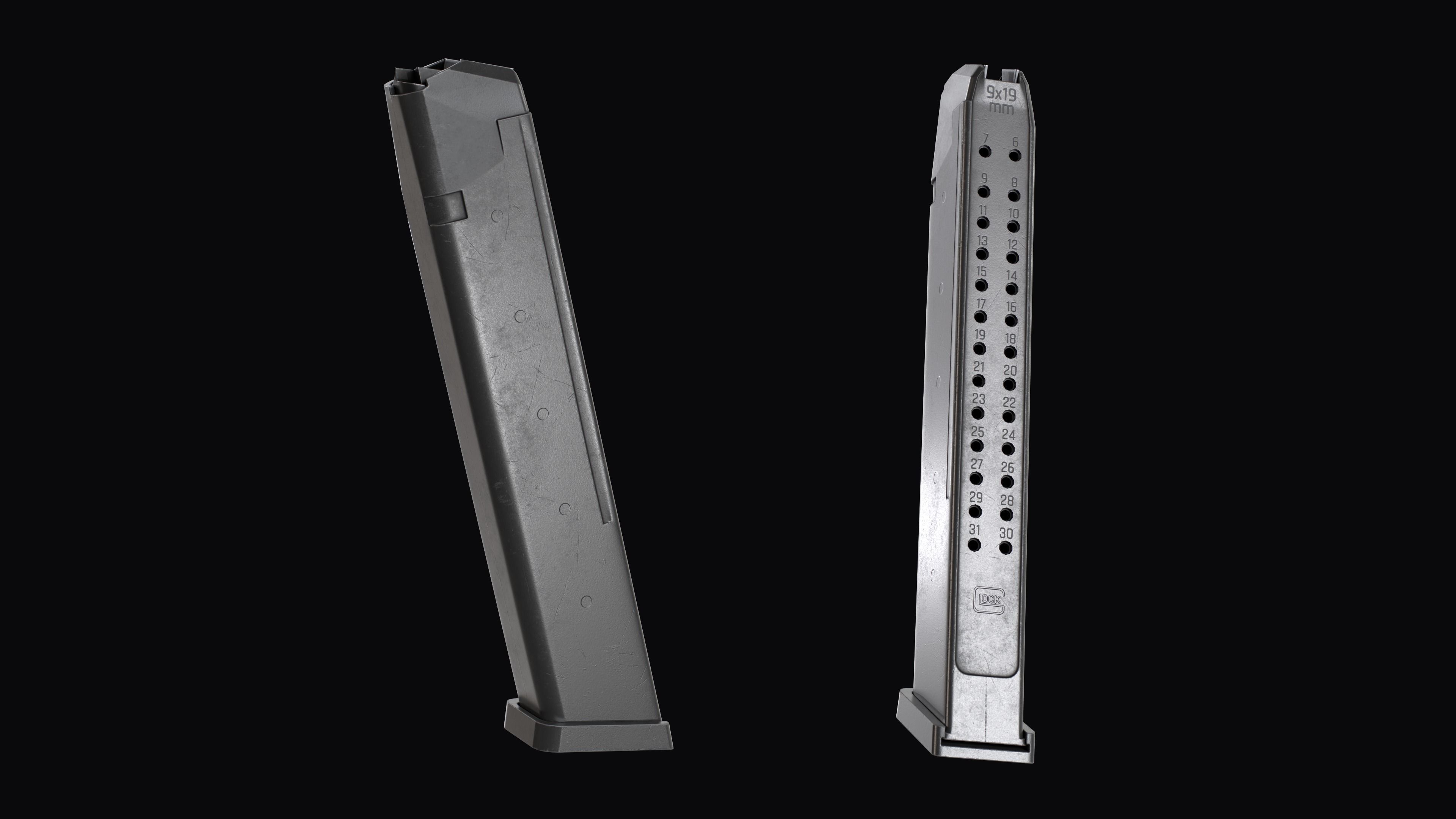 Modular SMG  Kriss Vector gen2 Low-poly 3D model_36