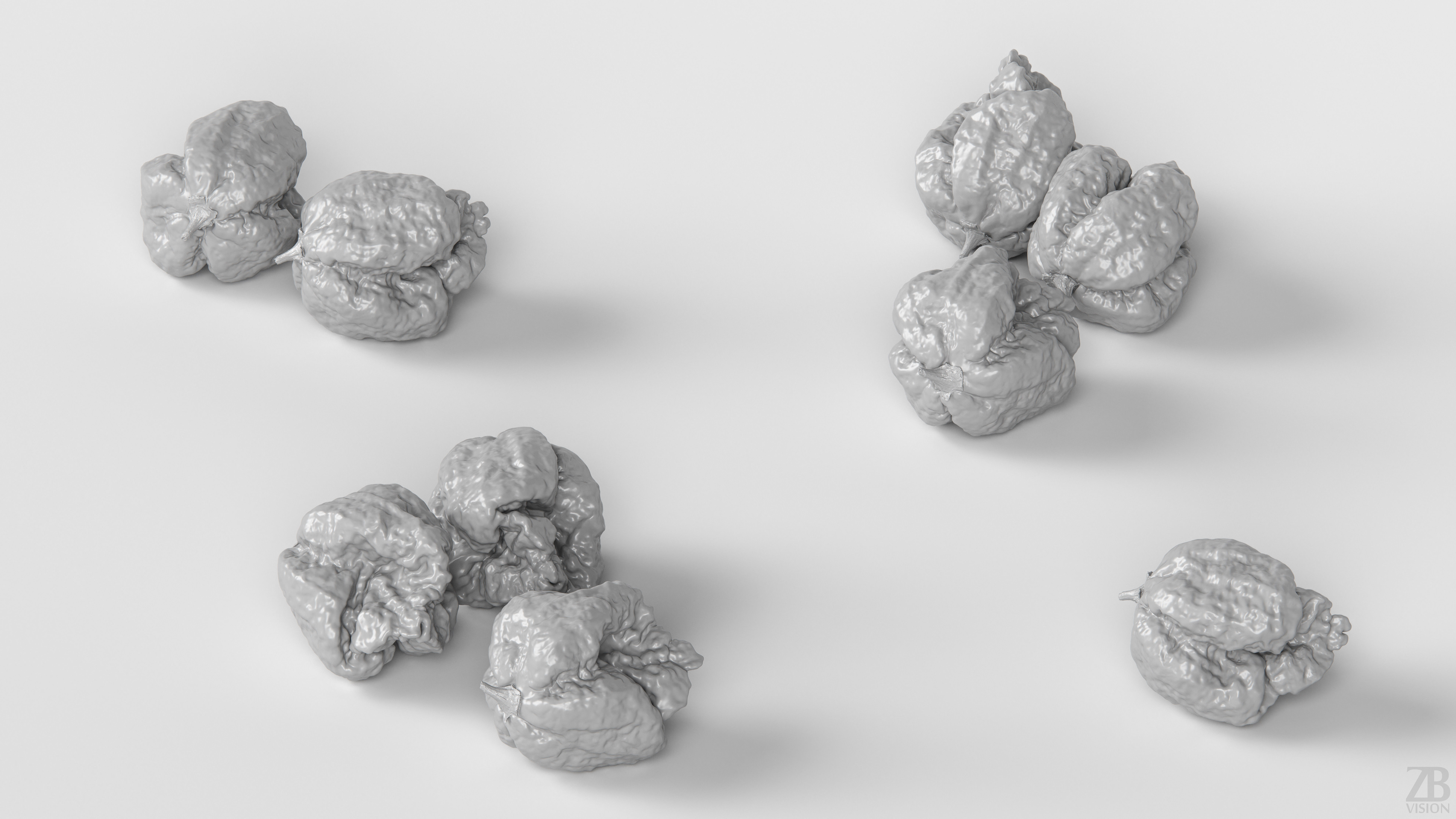 Carolina Reaper 3D model_3