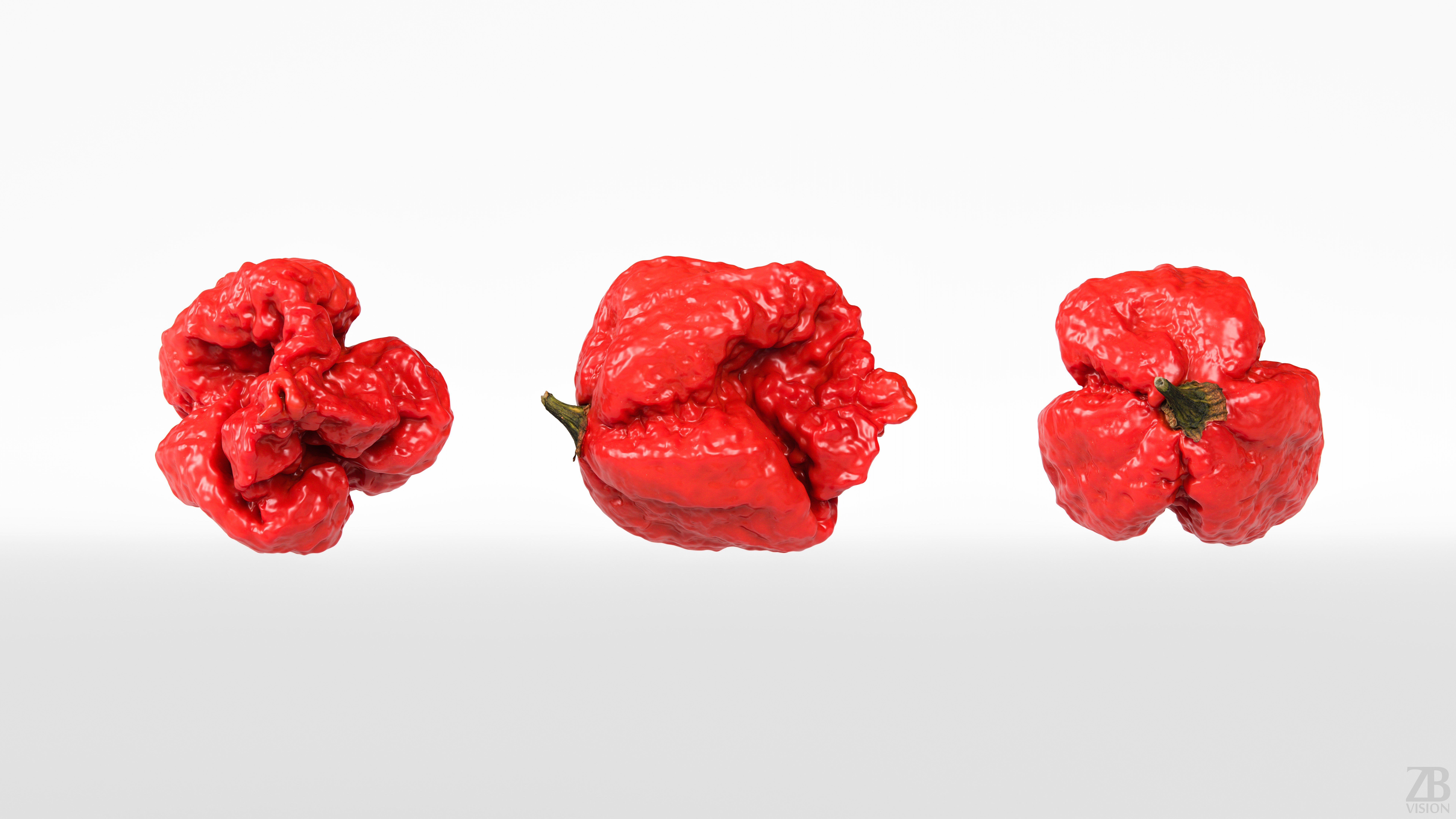 Carolina Reaper 3D model_4