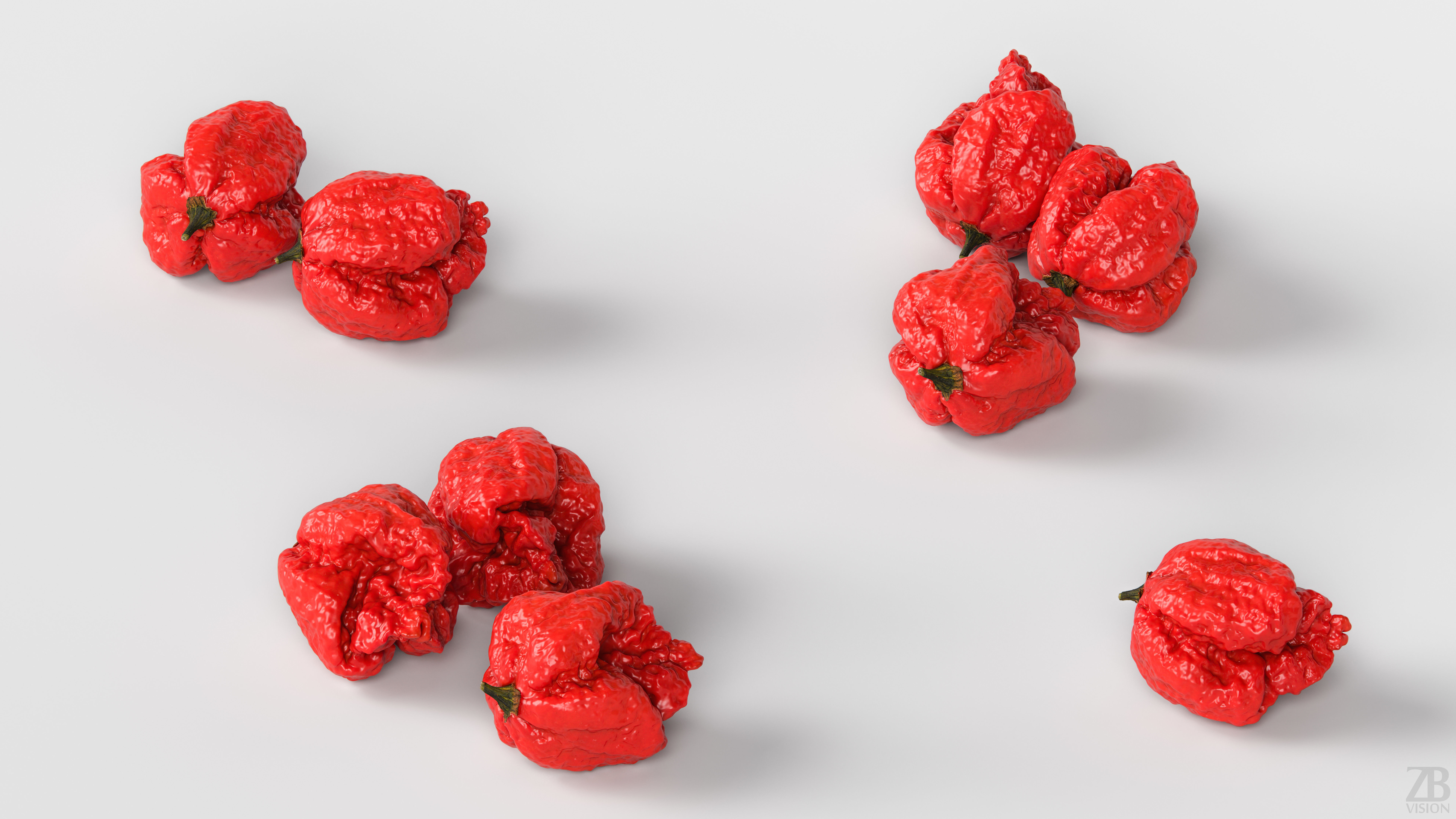 Carolina Reaper 3D model_2