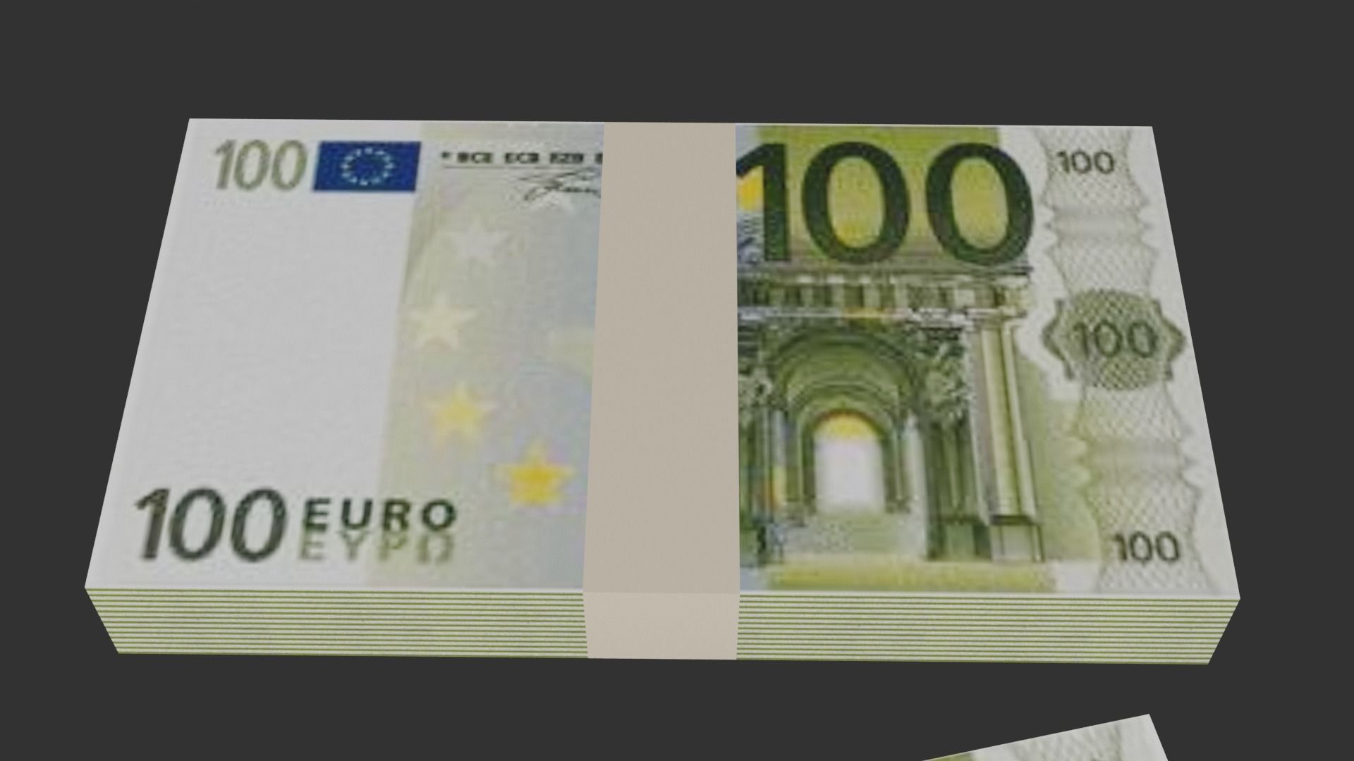 Euro Pack Low-poly 3D model_14