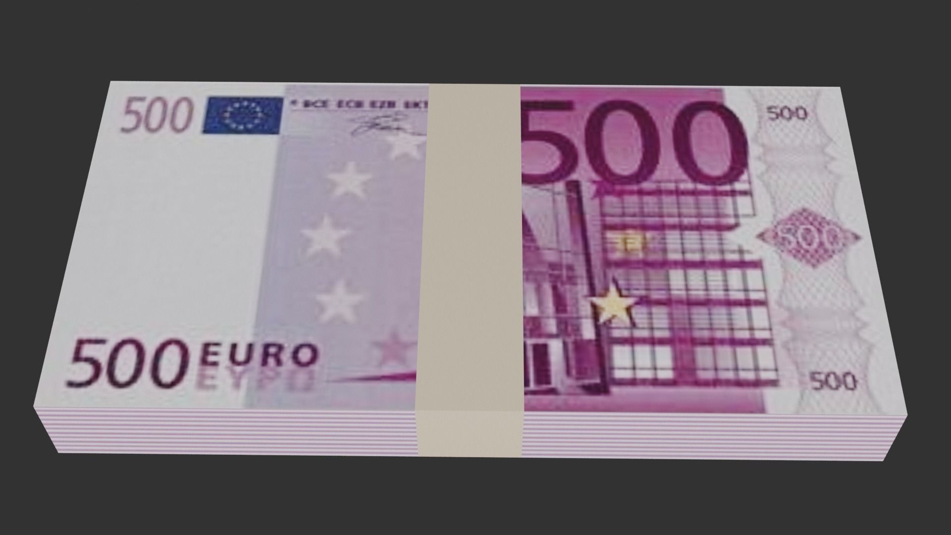 Euro Pack Low-poly 3D model_12