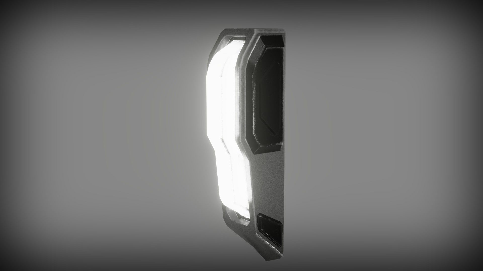 Sci-fi lights Low-poly 3D model_20