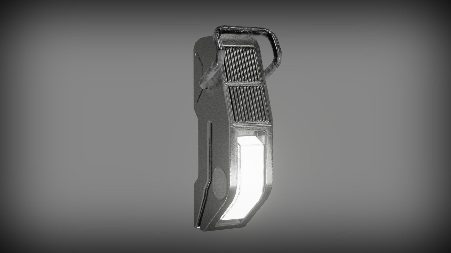 Sci-fi lights Low-poly 3D model_17