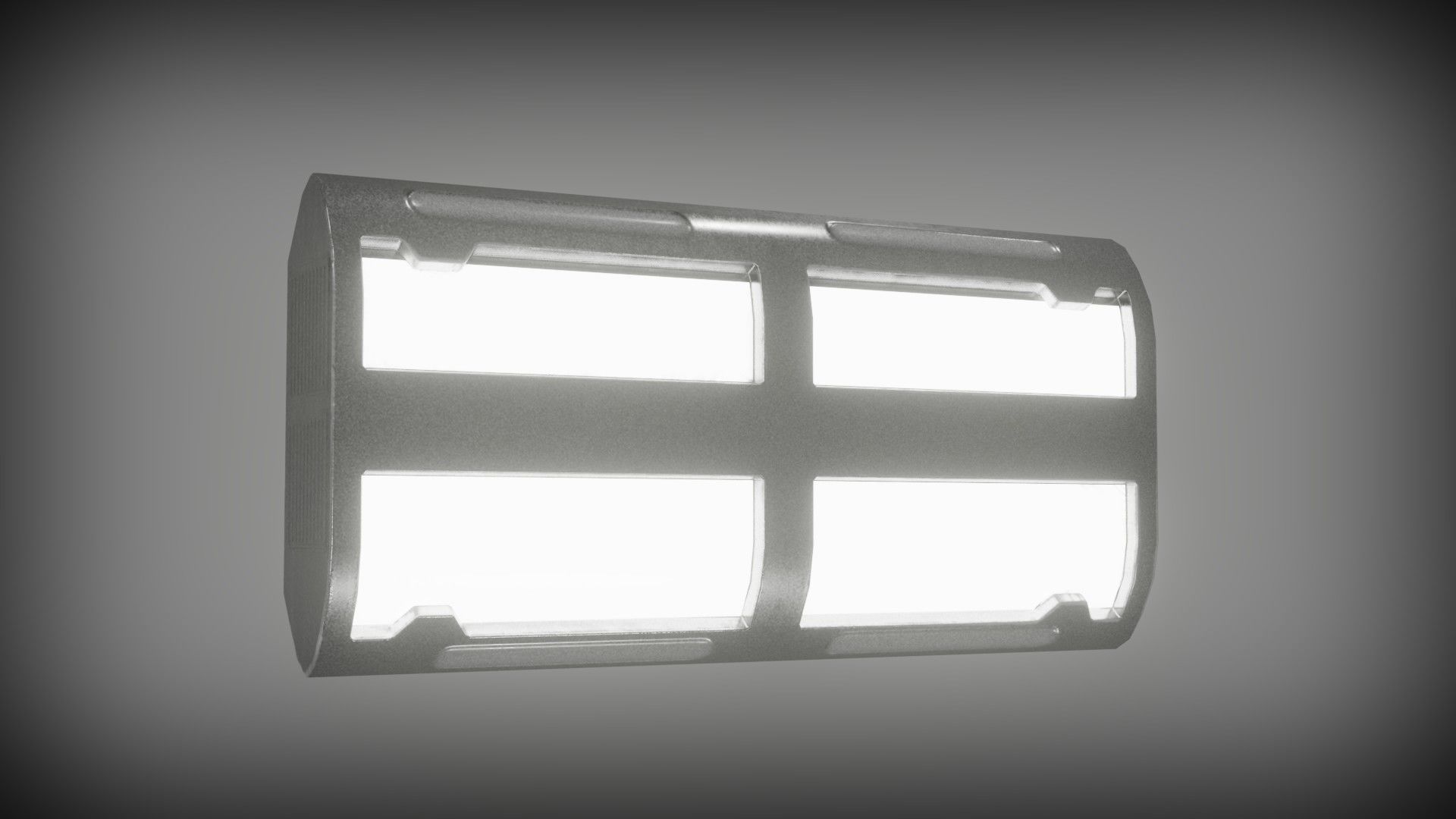 Sci-fi lights Low-poly 3D model_14