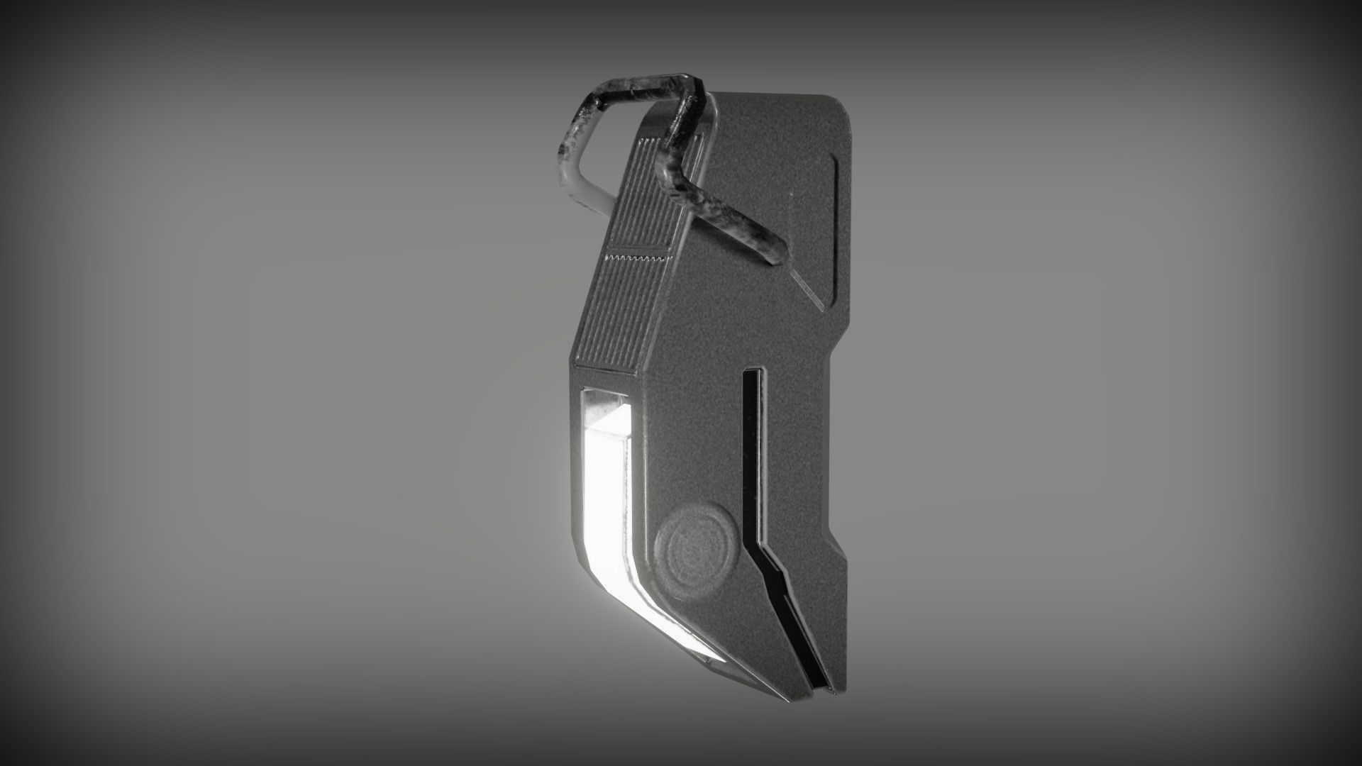 Sci-fi lights Low-poly 3D model_18